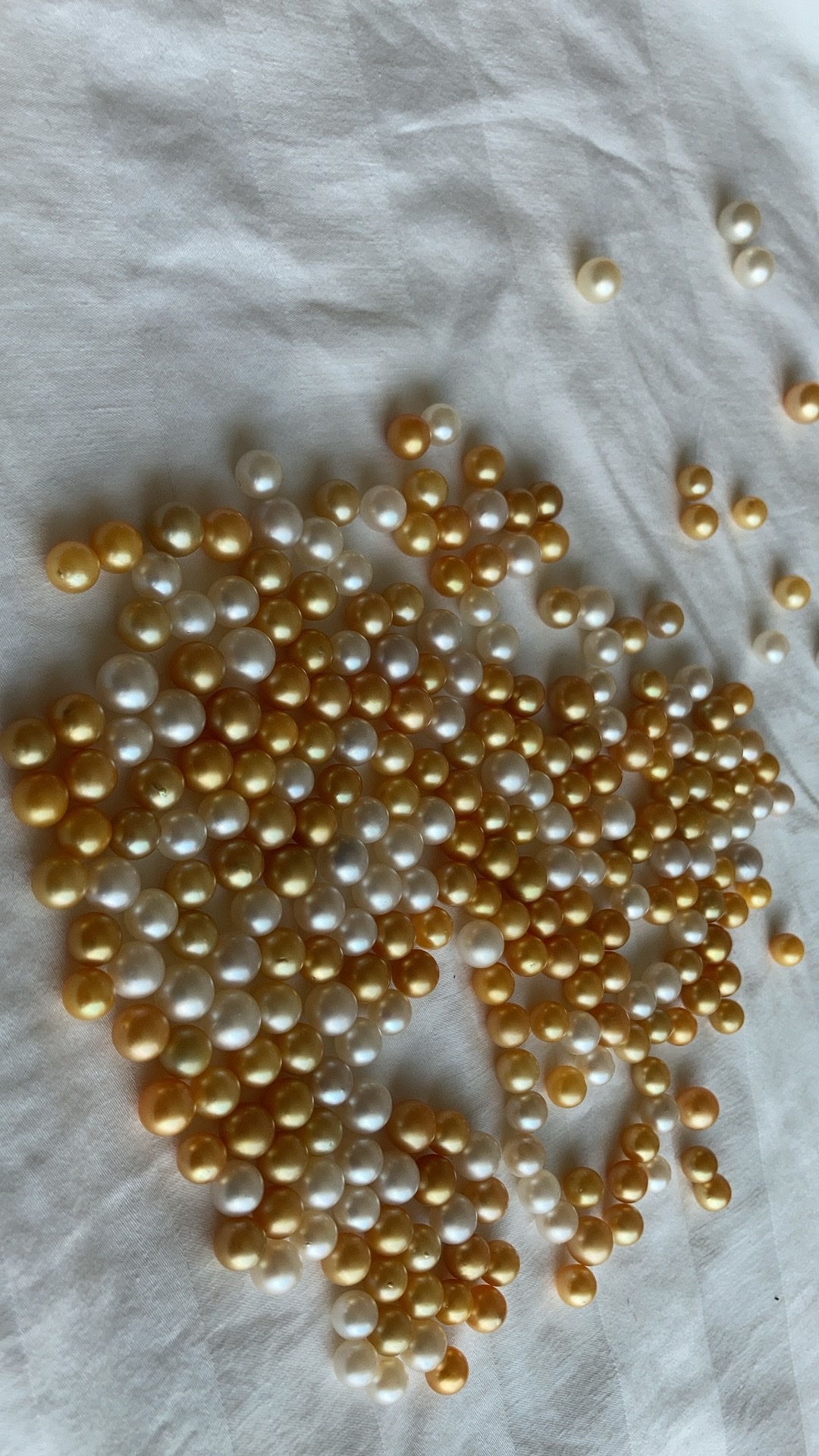 南洋金珠7-8mm，海水珍珠，靓女必备！ details Picture