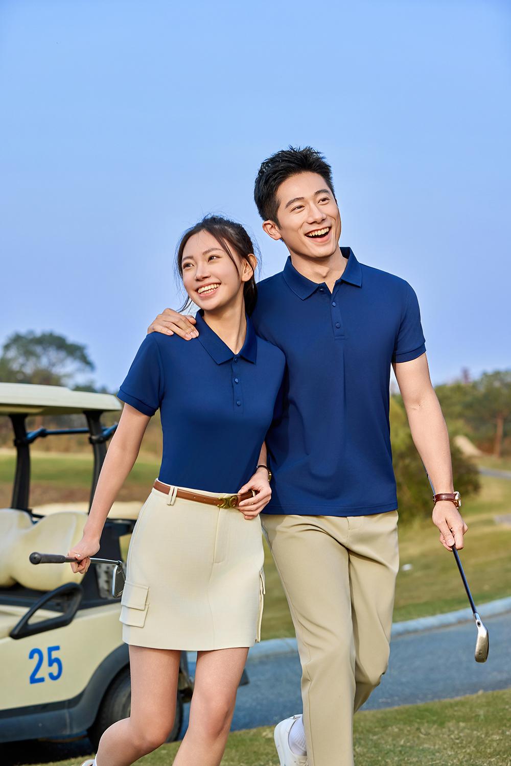 Cross-border Diamond Series, domestic DuPont Soronady skin cotton lapel, new short-sleeved lapel polo for both men and women, fashionable and casual, simple and comfortable short-sleeved trendy lapel detail image 16