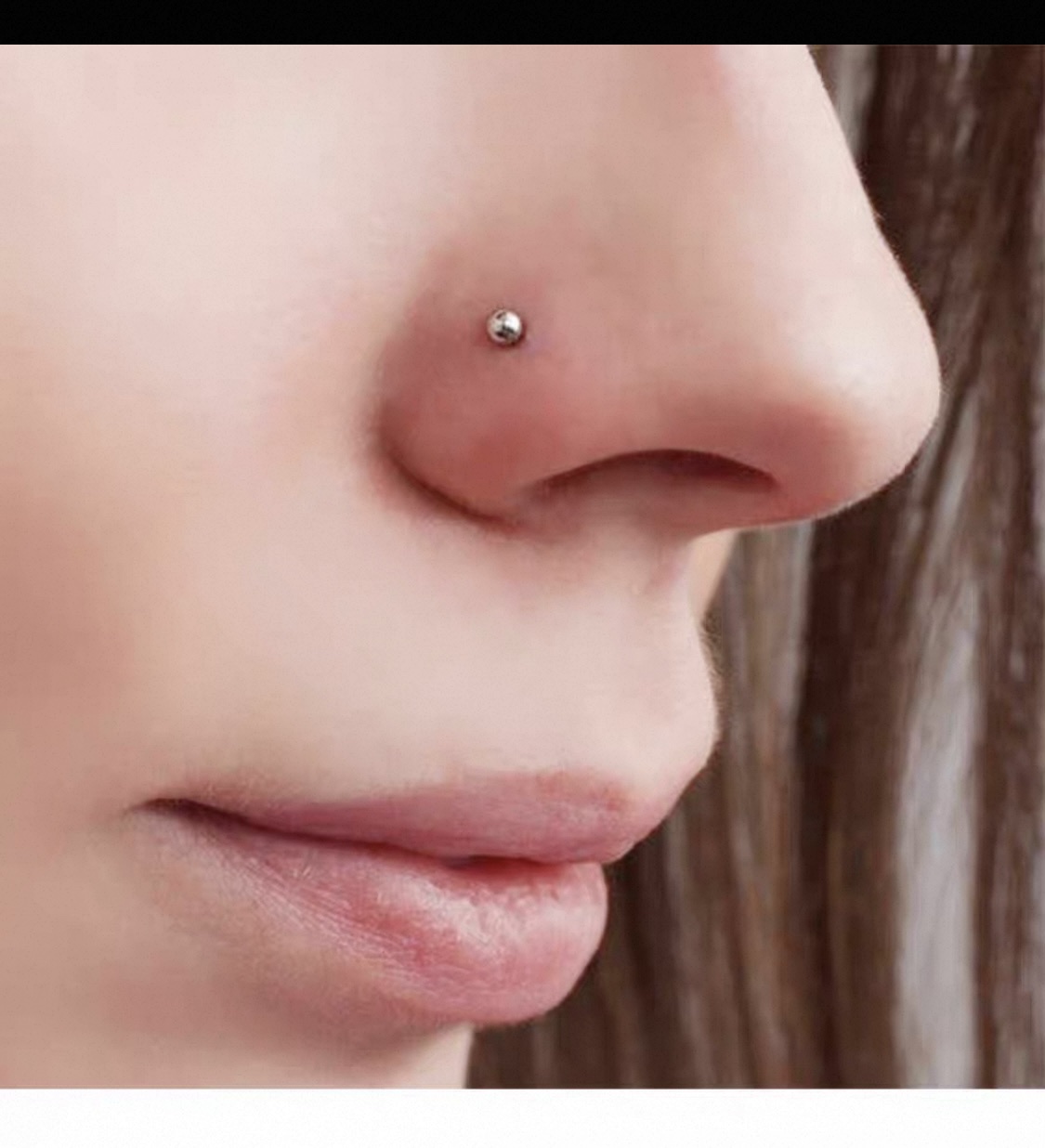 欧美钛钢防过敏不生锈钢简约鼻钉耳钉不掉色钢色 迷你小豆豆款鼻钉 鼻针 耳棒 