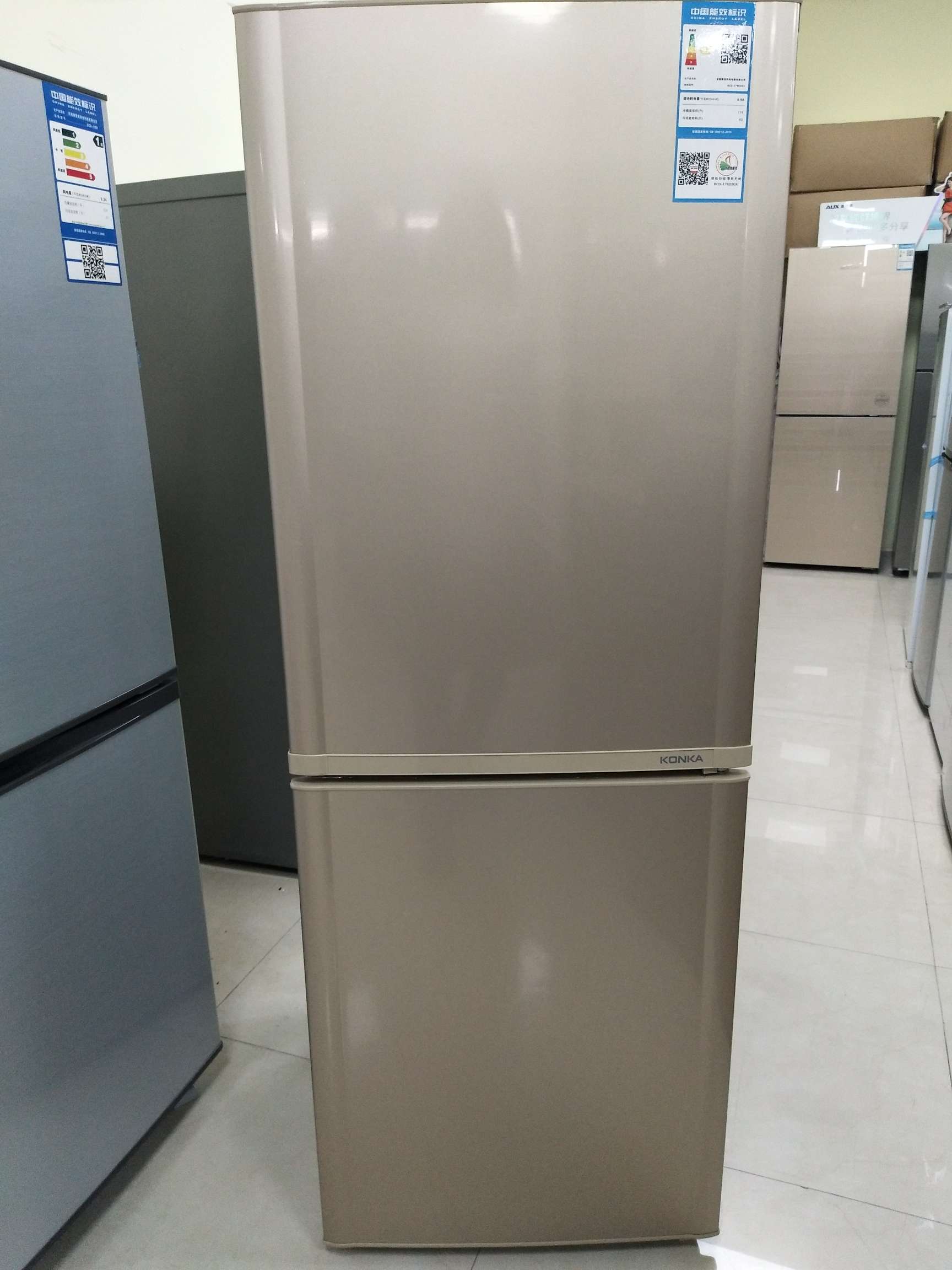 双开门冰箱 220V冰箱外贸出口电冰箱厂商批发