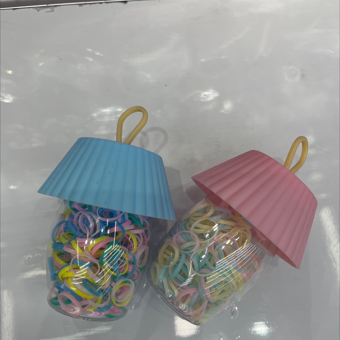A trendy and exquisite three-piece set of hair clips, headwear and rubber bands for children in summer, cool and refreshing details Picture