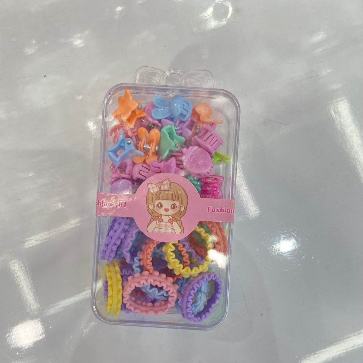 Children's summer cute hair clips, headwear, leather bands, trendy styles, light and comfortable, no damage to hair quality, fashionable and beautiful, adding a touch of childlike innocence Specification image