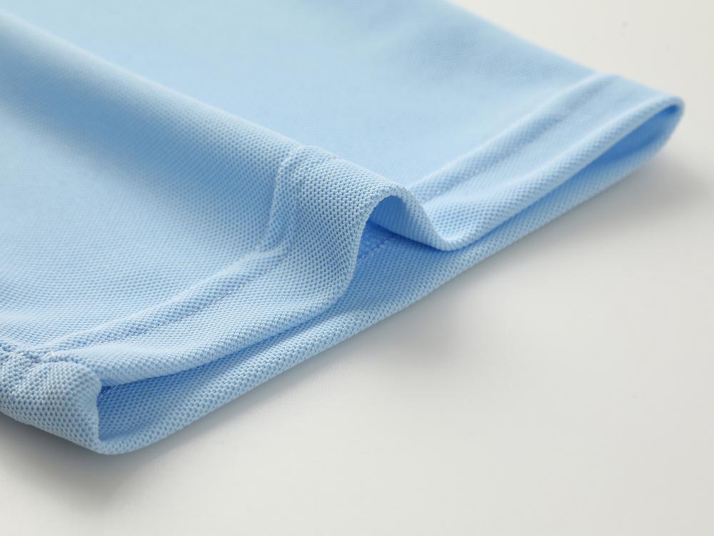 Cross-border Diamond Series off-the-shoulder solid color stand-up collar new short-sleeved collar polo for both men and women, fashionable and casual polo for both men and women, simple and comfortable short-sleeved trendy polo detail image 11