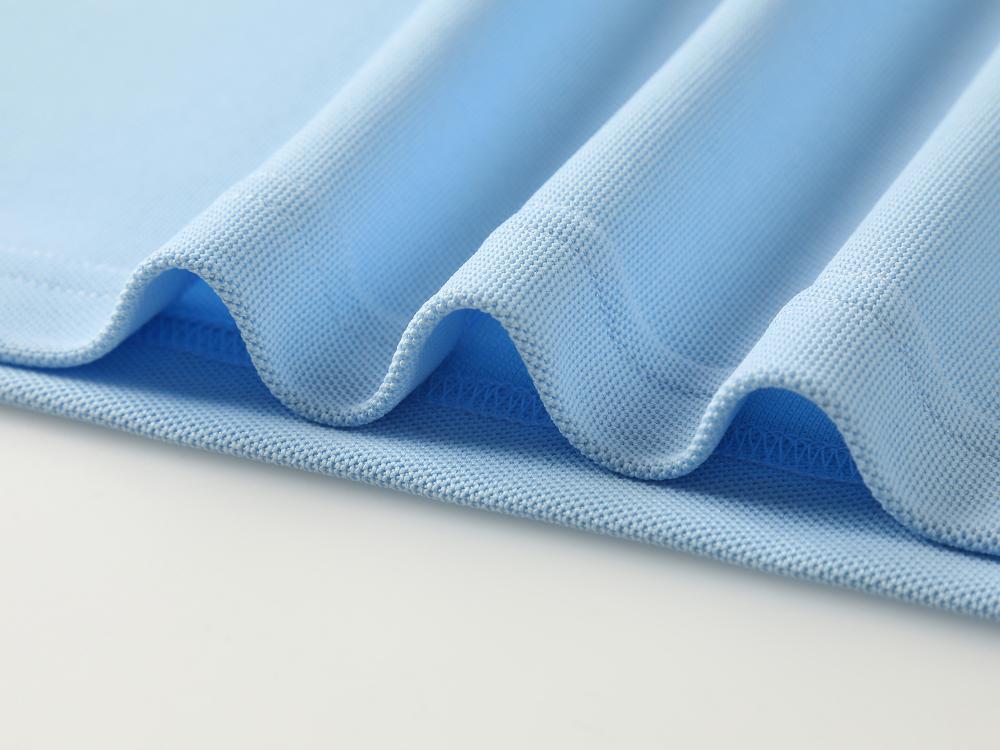 Cross-border Diamond Series off-the-shoulder solid color stand-up collar new short-sleeved collar polo for both men and women, fashionable and casual polo for both men and women, simple and comfortable short-sleeved trendy polo detail image 12