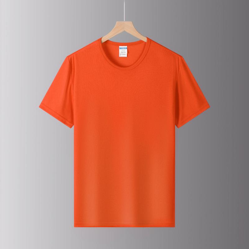Large-mesh breathable fabric, men's and women's same breathable large-mesh short-sleeved T-shirt, advertising shirt, men's casual wear, cultural shirt, advertising shirt, comfortable and breathable, new summer style Item Picture
