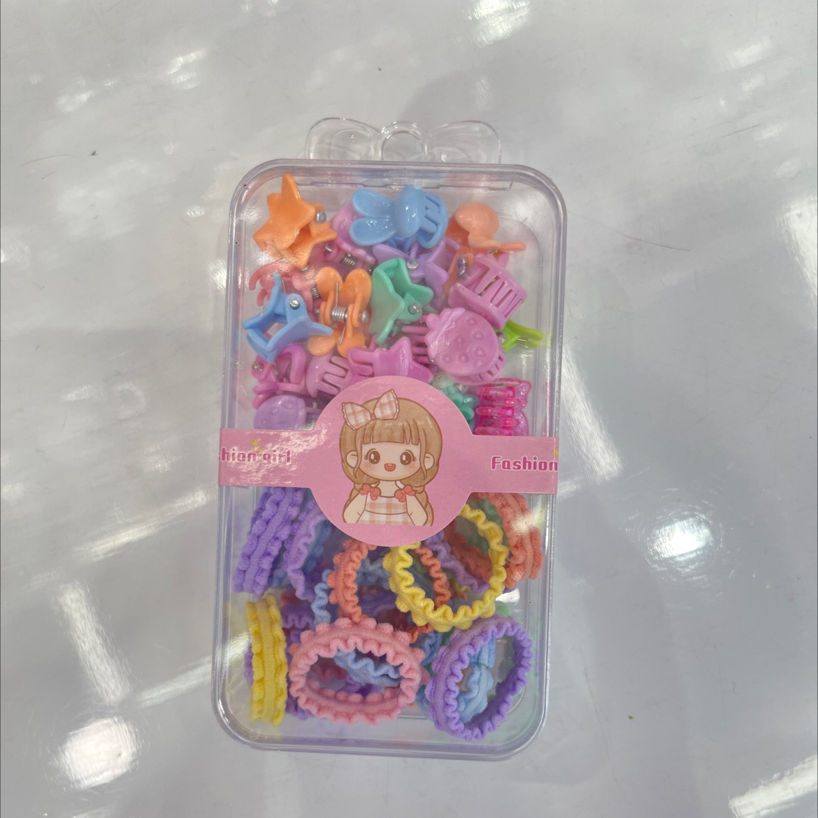 Children's summer cute hair clips, headwear, leather bands, trendy styles, light and comfortable, no damage to hair quality, fashionable and beautiful, adding a touch of childlike innocence detail image 1