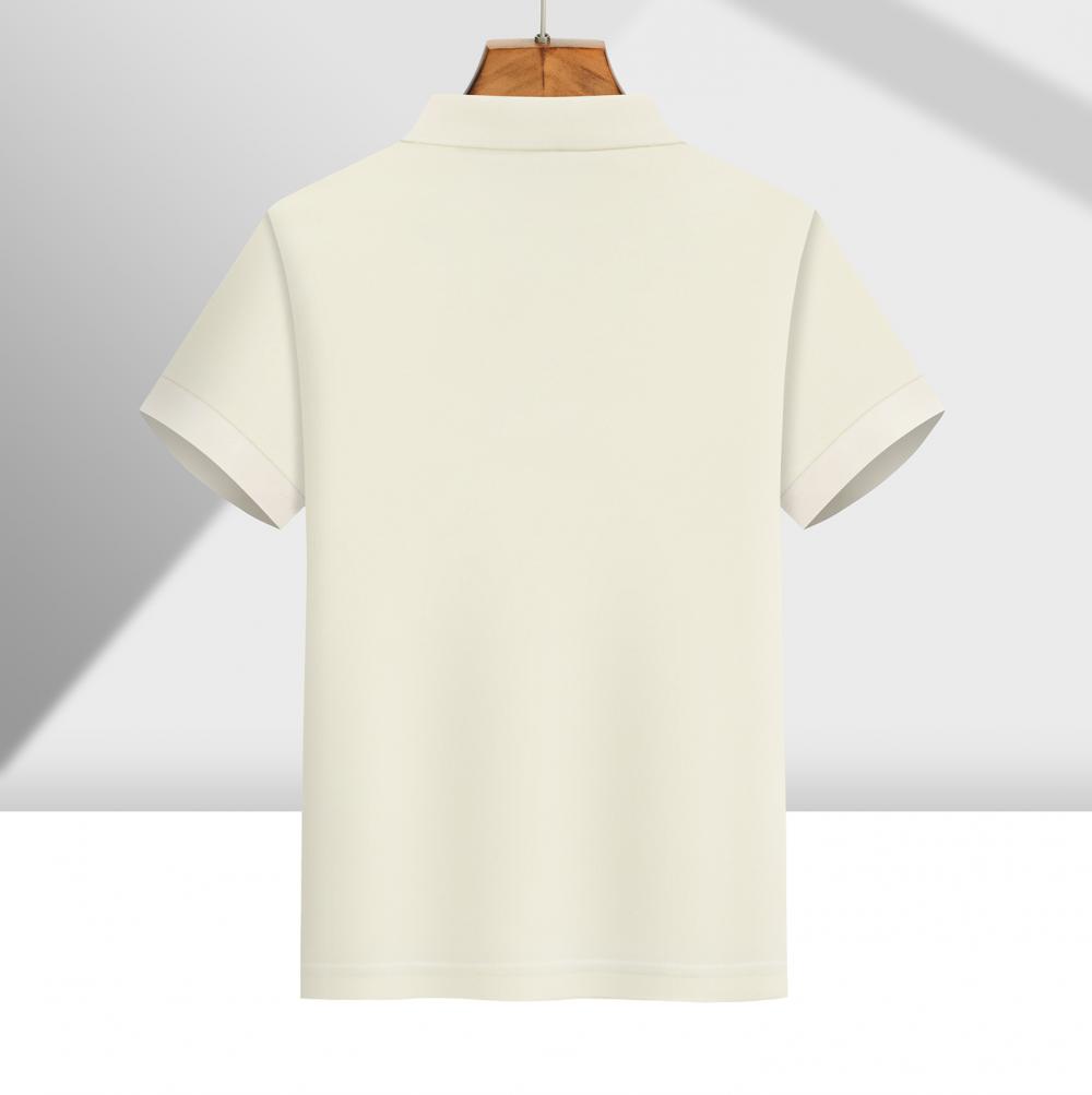 Cross-border children's clothing Diamond series, domestic DuPont Solonardi skin cotton lapel new short-sleeved lapel polo for men and women, fashionable and casual, simple and comfortable short-sleeved trendy lapel polo for men and women detail image 19