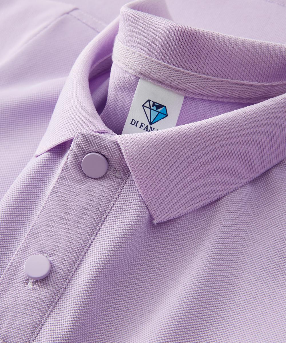 Cross-border children's clothing Diamond series, domestic DuPont Solonardi skin cotton lapel new short-sleeved lapel polo for men and women, fashionable and casual, simple and comfortable short-sleeved trendy lapel polo for men and women detail image 8