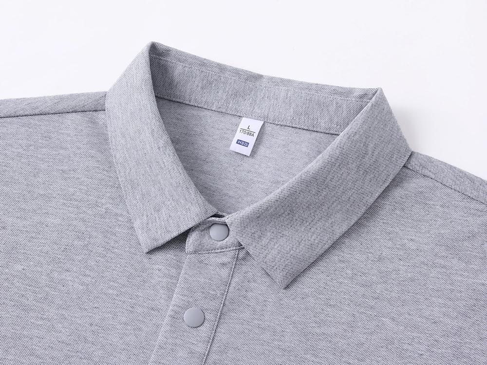 Cross-border high-end luxury 32-count 210g/㎡ cotton mid-noble solid color lapel pull frame bead ground active printing non-fading high-density anti-light anti-ultraviolet fabric (7A antibacterial cool feeling) detail image 10