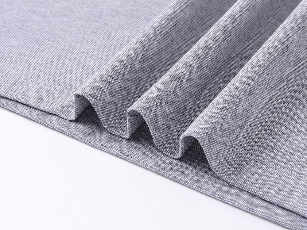 Cross-border high-end luxury 32-count 210g/㎡ cotton mid-noble solid color lapel pull frame bead ground active printing non-fading high-density anti-light anti-ultraviolet fabric (7A antibacterial cool feeling) detail image 13