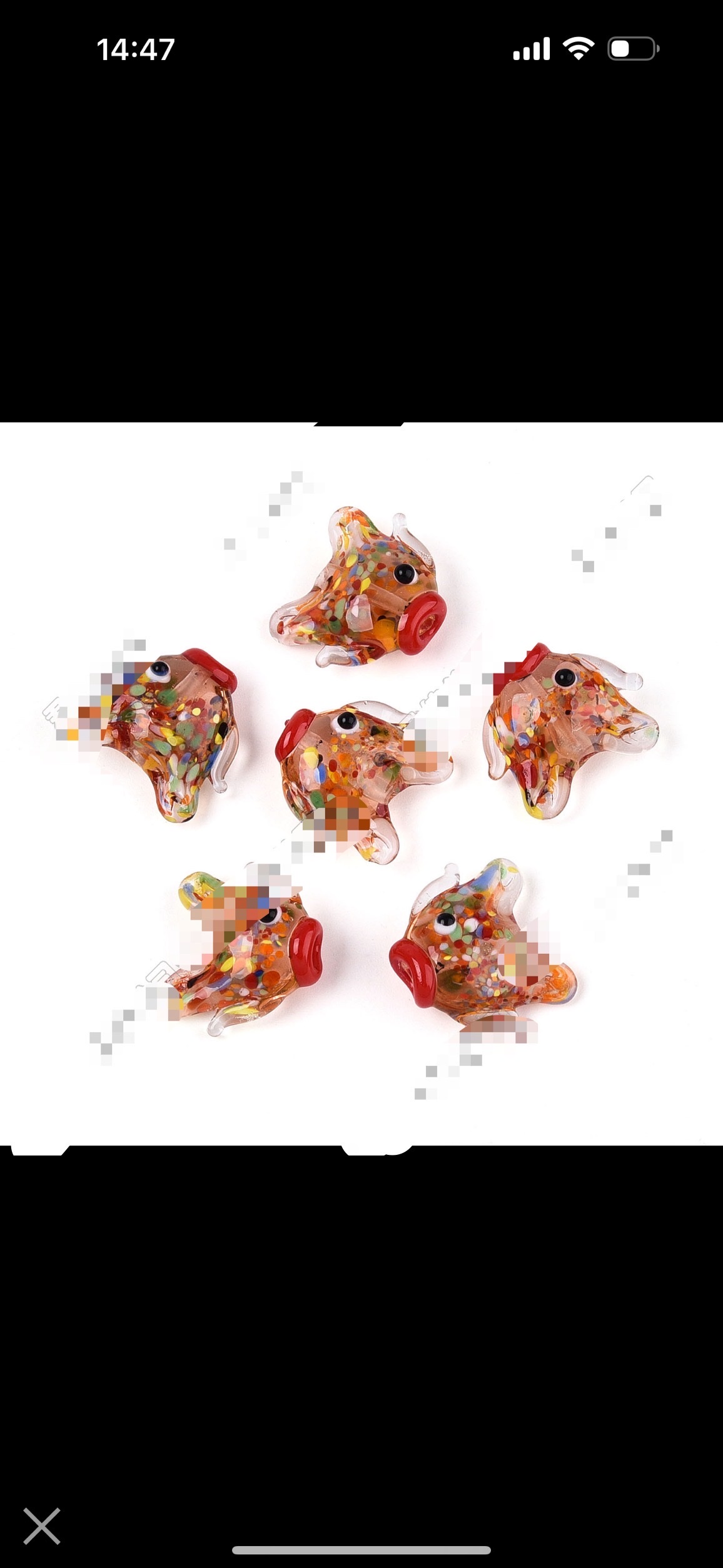 精品海洋系列之花料小鱼2025年5531店新款上市细节图
