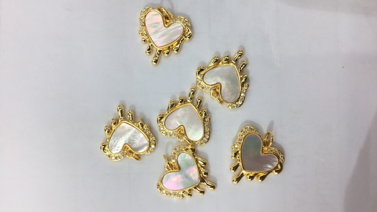 New shell pendant palm vs. heart vs. little fox pendant accessory Specification image
