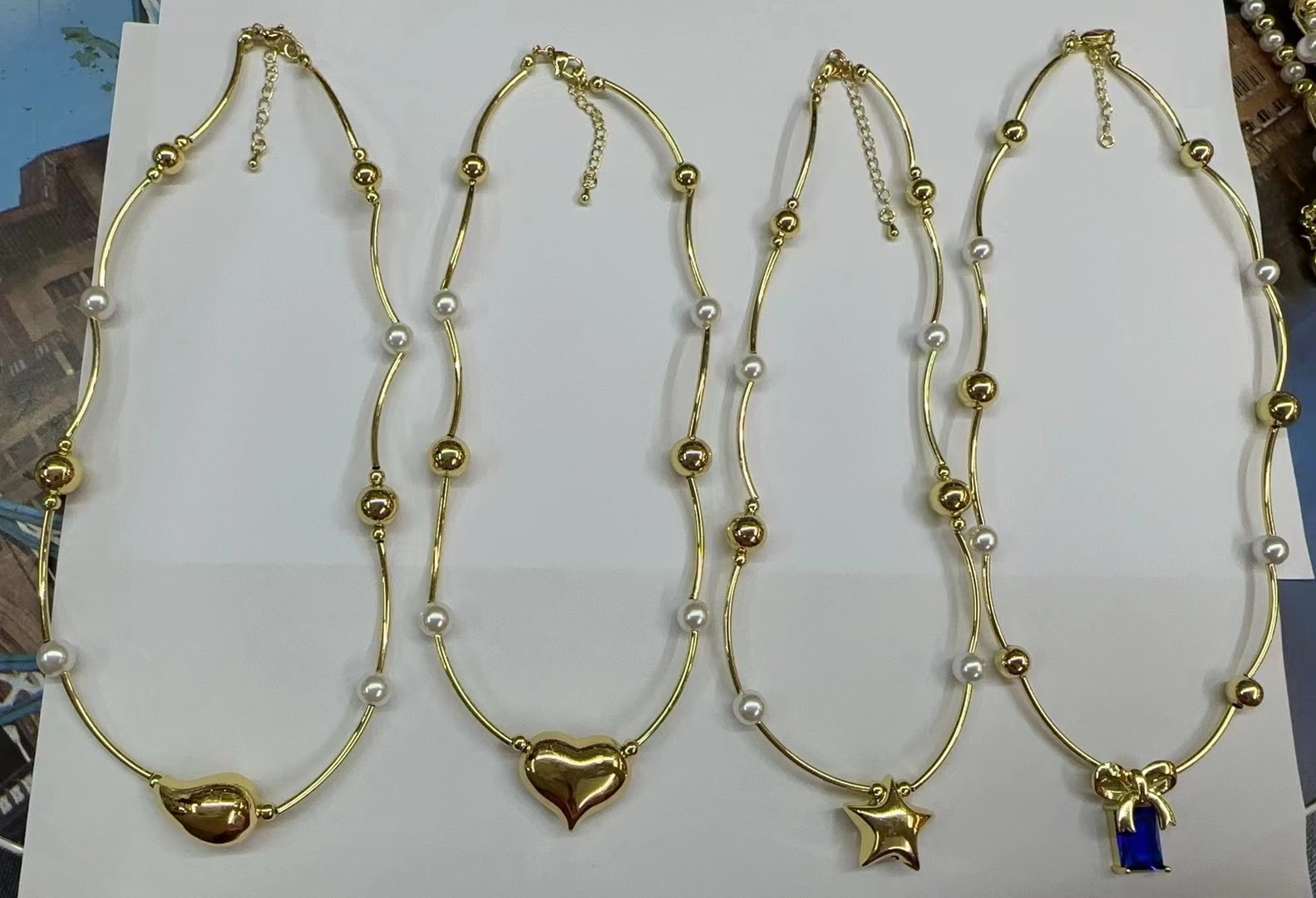 Nuevos collares de perlas. Muchos estilos opcionales collar de perlas Item Picture