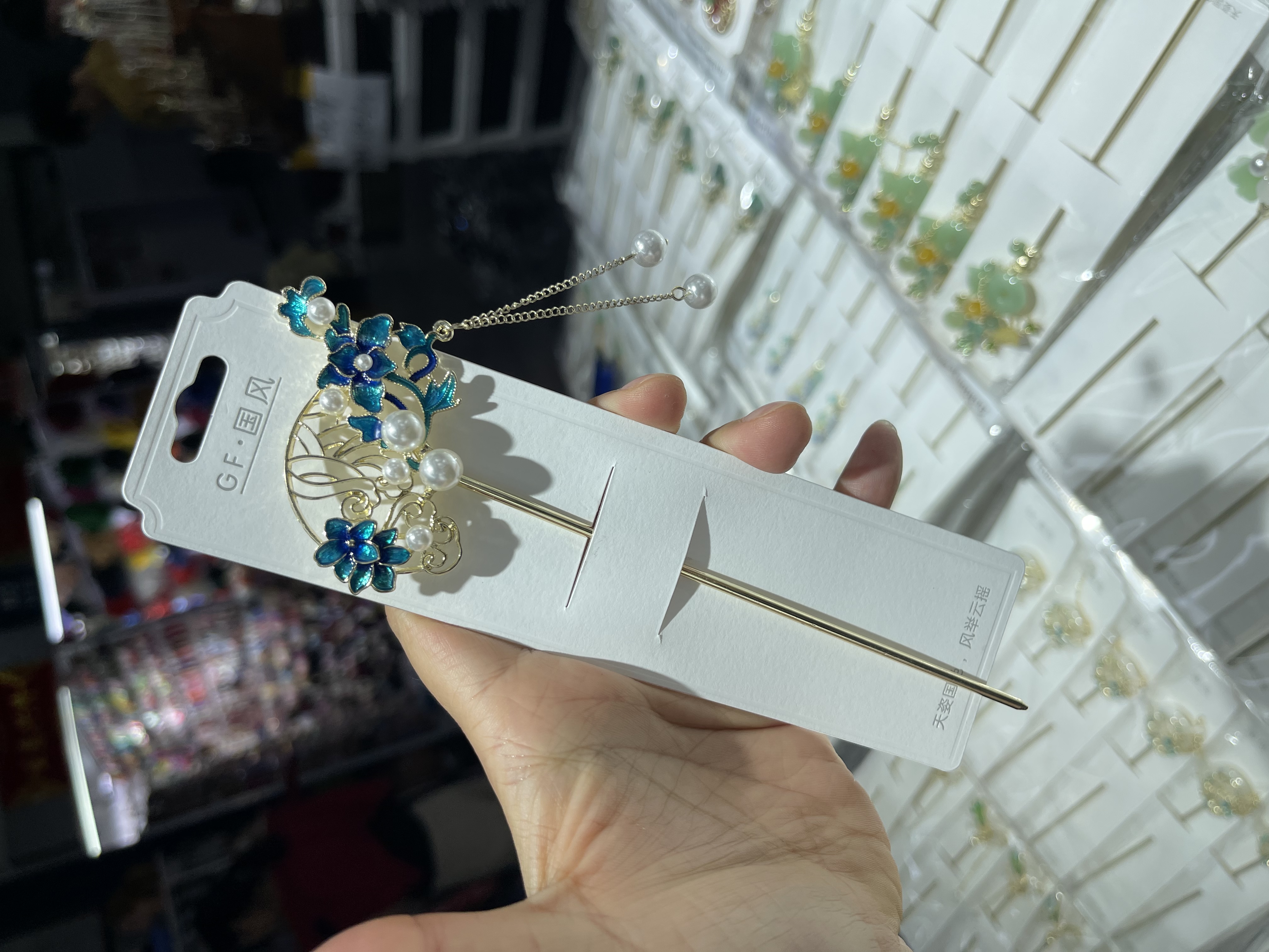 步摇女新中式木质发簪子 精致木发簪 优雅古典头饰 时尚女士发饰品发簪步摇女新中式