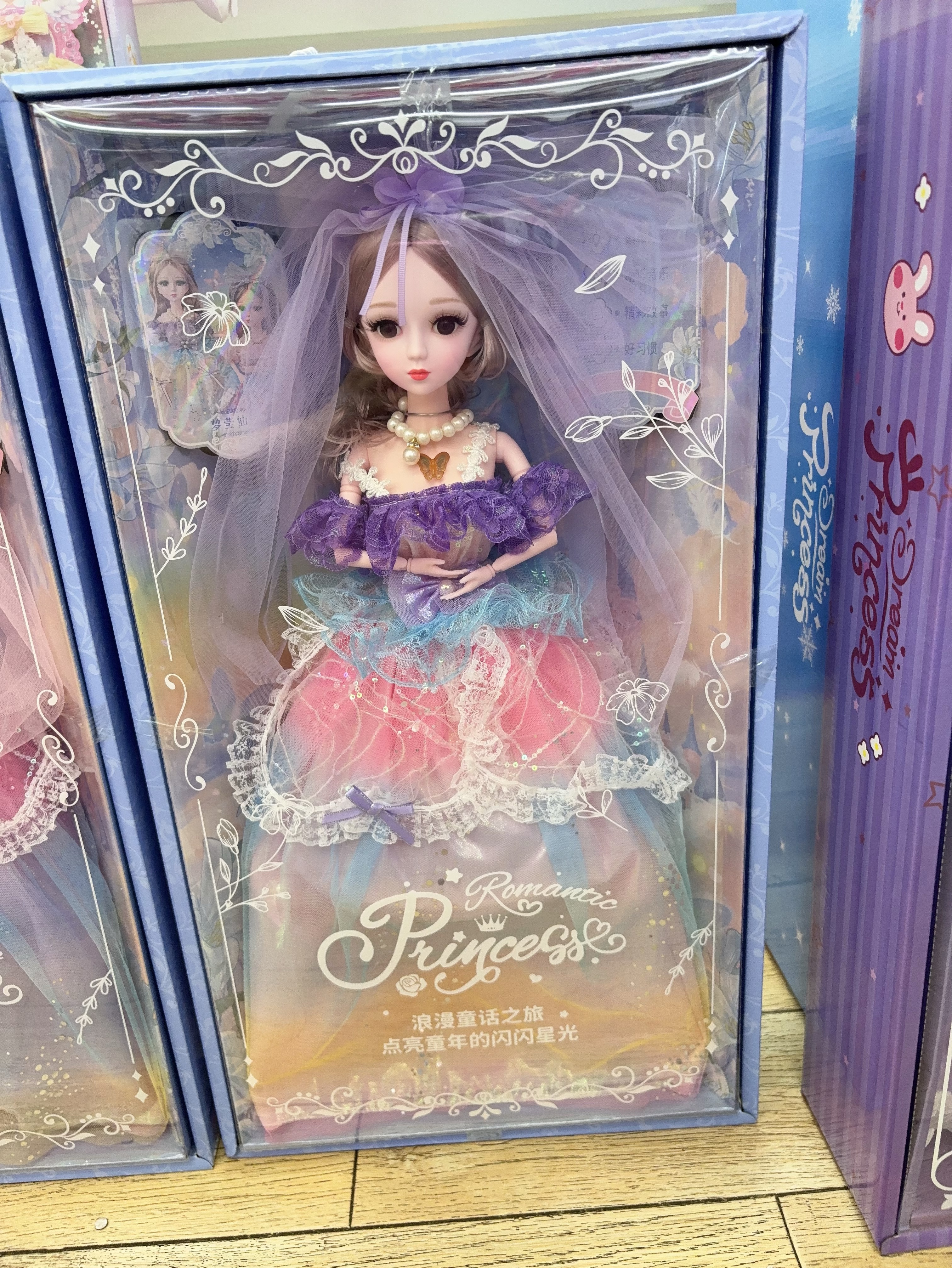 60厘米婚纱公主，仿真睫毛，带音乐，唱歌讲故事功能。详情图3