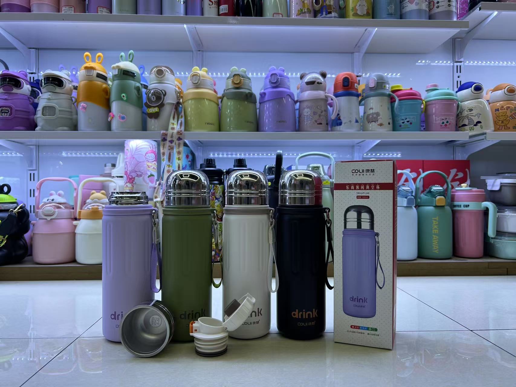 316不锈钢便携户外保温杯，轻松实现一杯多用