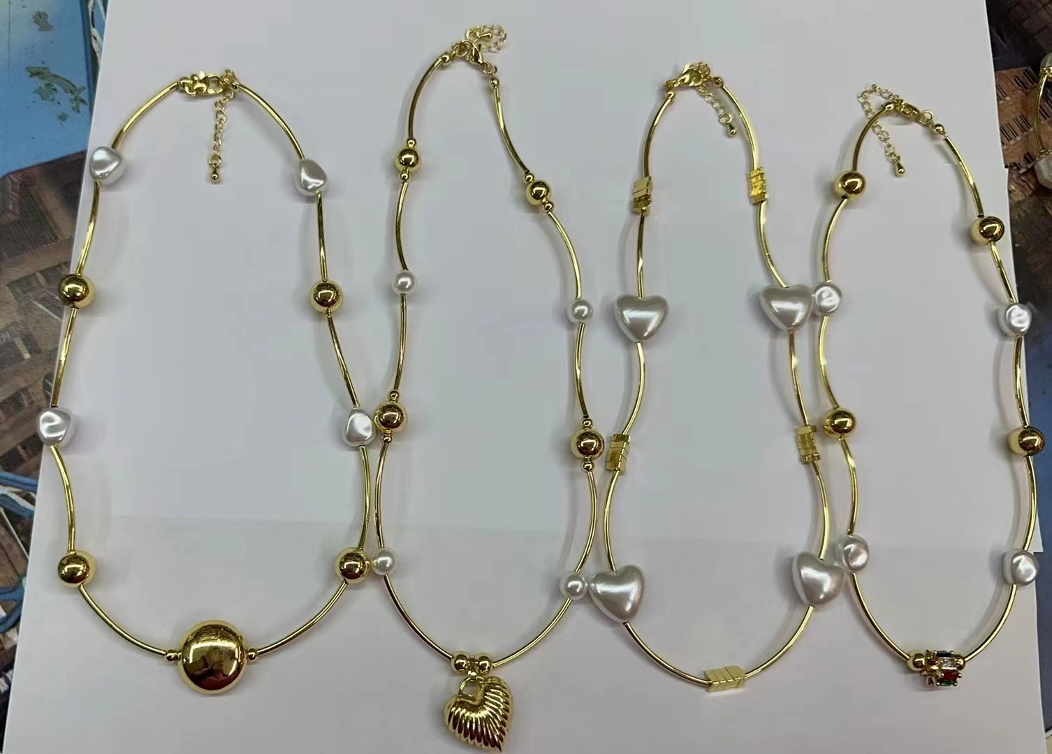 Nuevos collares de perlas. Muchos estilos opcionales collar de perlas Application Scenario