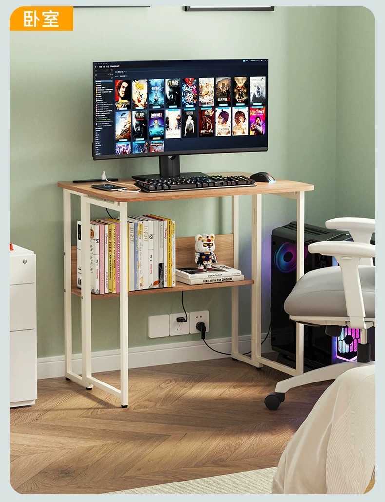 家用折叠桌小桌子 学习桌 办公桌 便携式折叠桌 学习桌子 简约现代风格