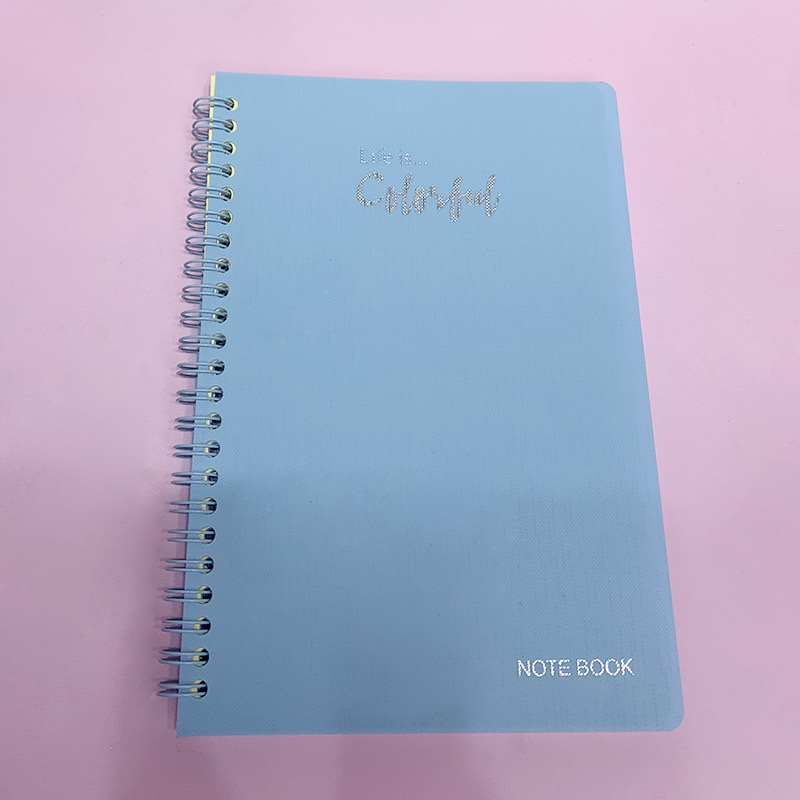 Nuevo estilo de bobina de metal libreta de notas libreta con lápiz hoja suelta pequeño portátil papelería de oficina details Picture
