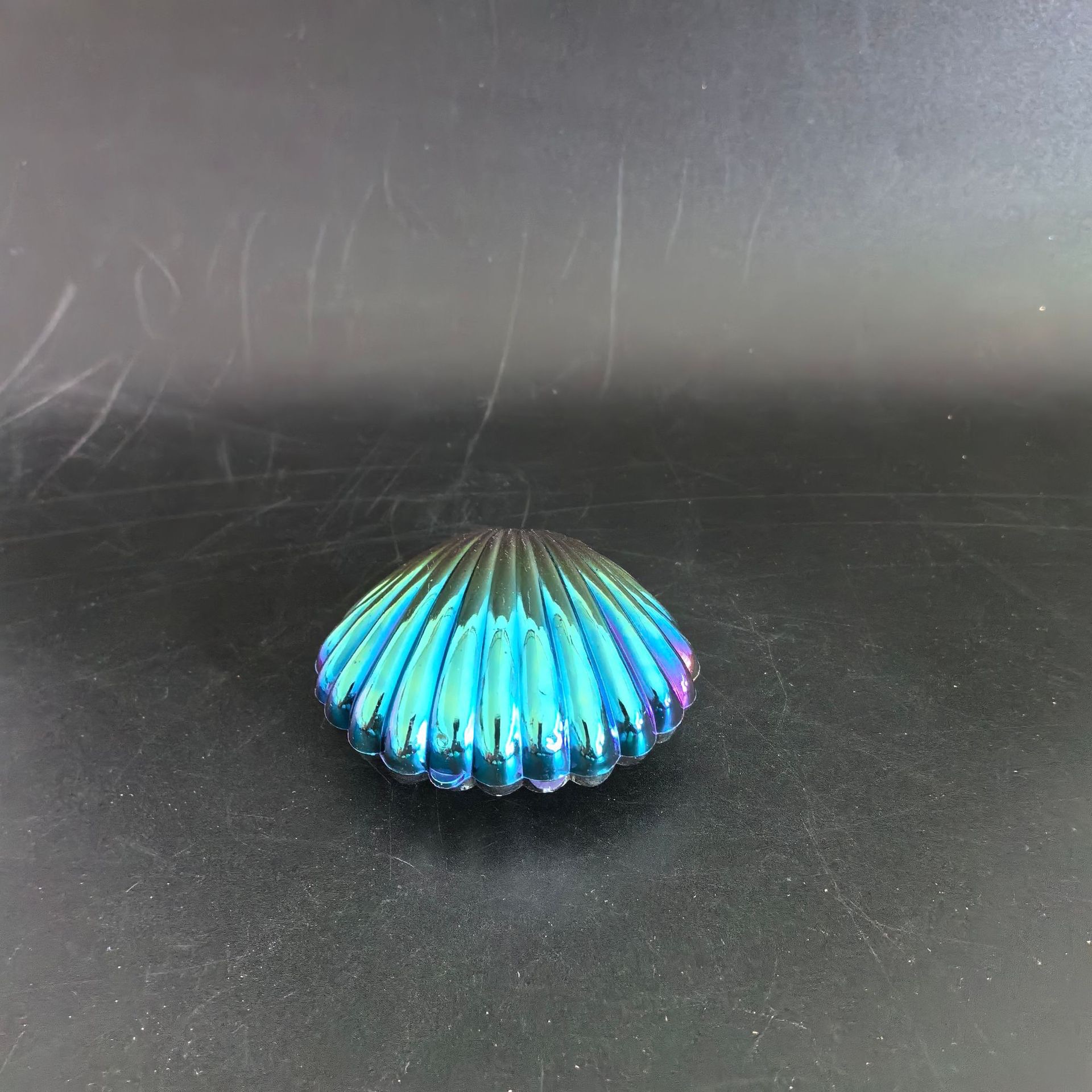 厂家直销创意精美珠光色电镀小号贝壳糖盒塑料包装盒个性收纳盒详情图10