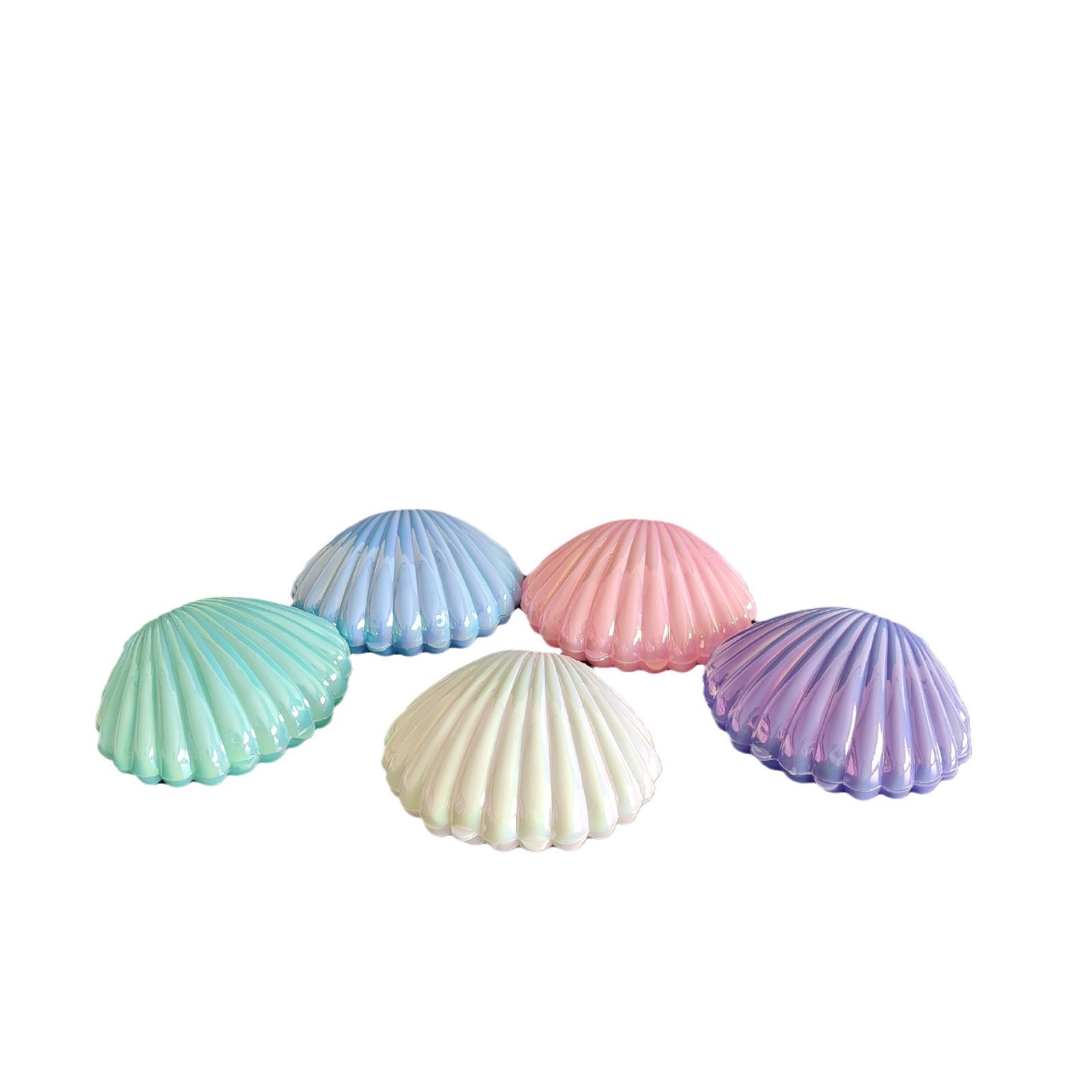 厂家直销创意精美珠光色电镀小号贝壳糖盒塑料包装盒个性收纳盒详情图3