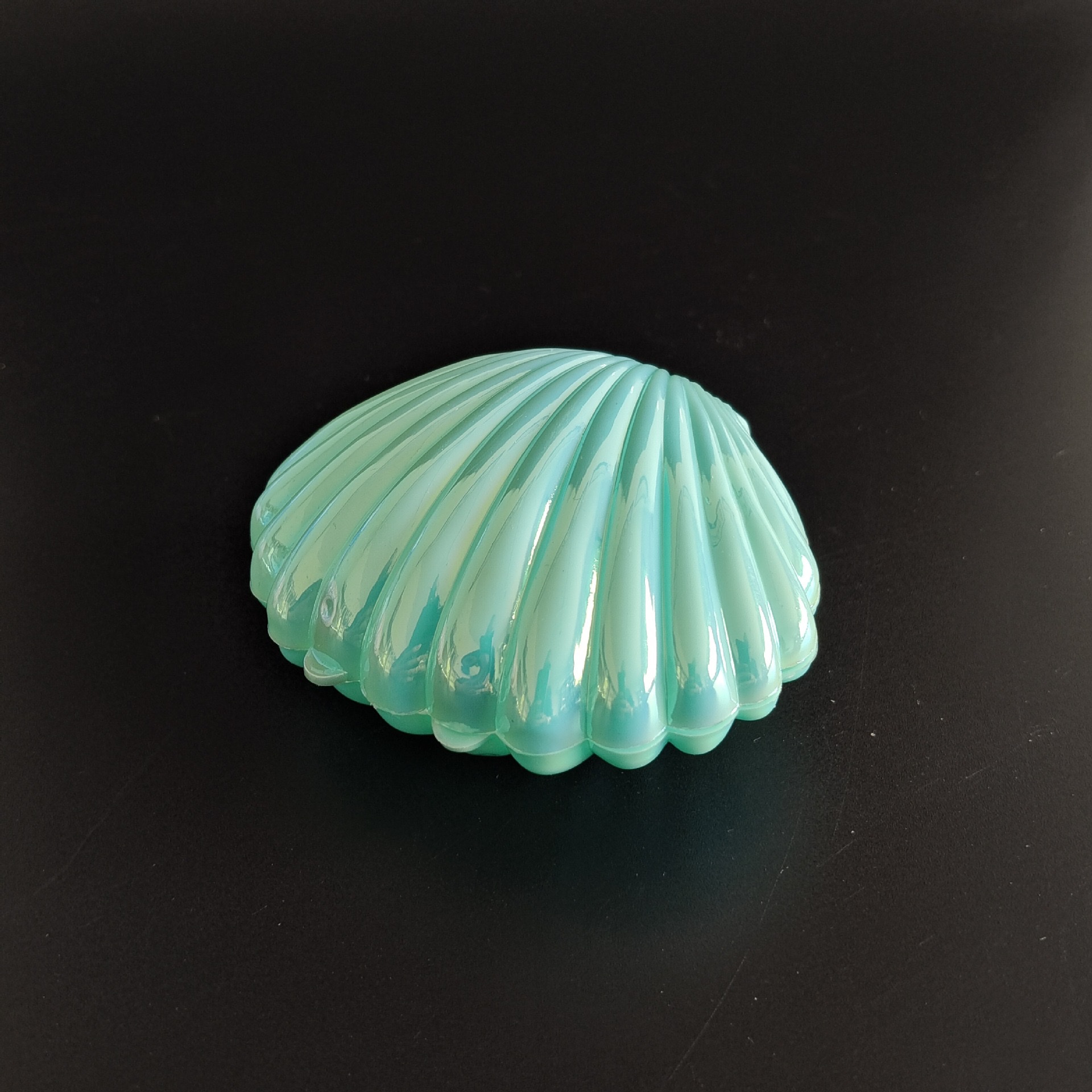 厂家直销创意精美珠光色电镀小号贝壳糖盒塑料包装盒个性收纳盒详情图8