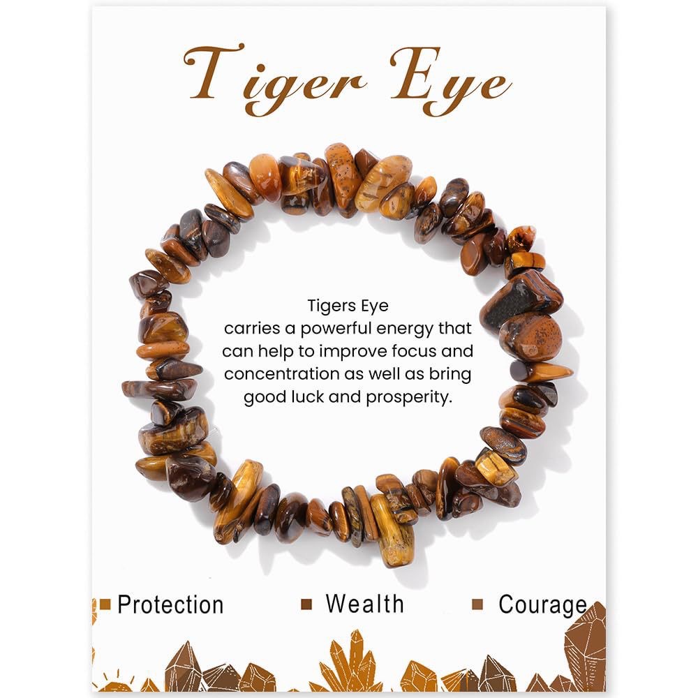 Wholesale of natural crystal agate, seven-color crushed stone elastic bracelets, irregular European and American cross-border jewelry Application Scenario