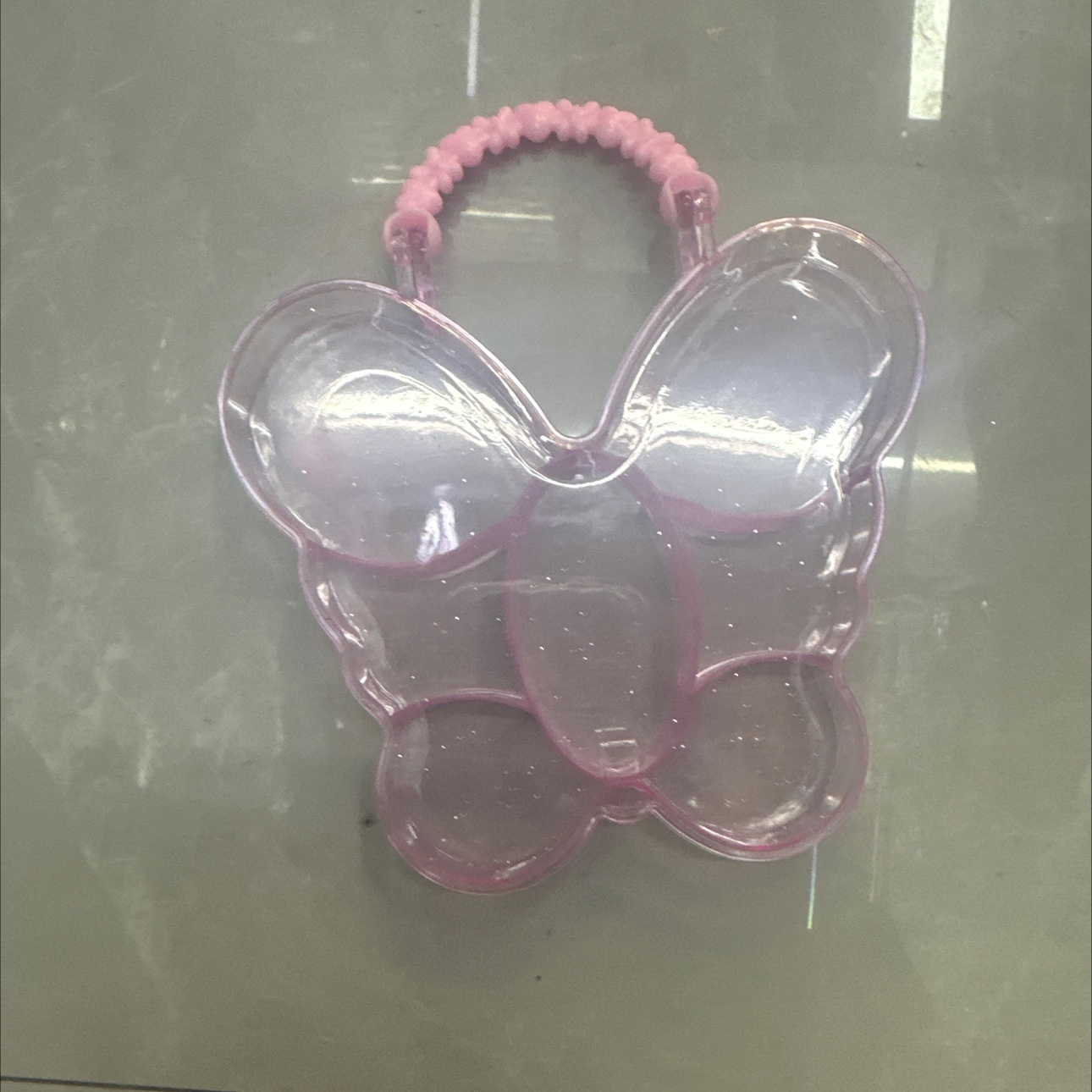 现货卡通ps塑料盒蝴蝶爱心花朵多功能收纳盒美妆盒玩具药品化妆品细节图