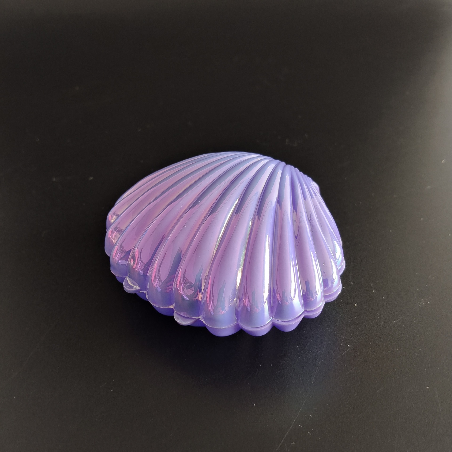 厂家直销创意精美珠光色电镀小号贝壳糖盒塑料包装盒个性收纳盒详情图7