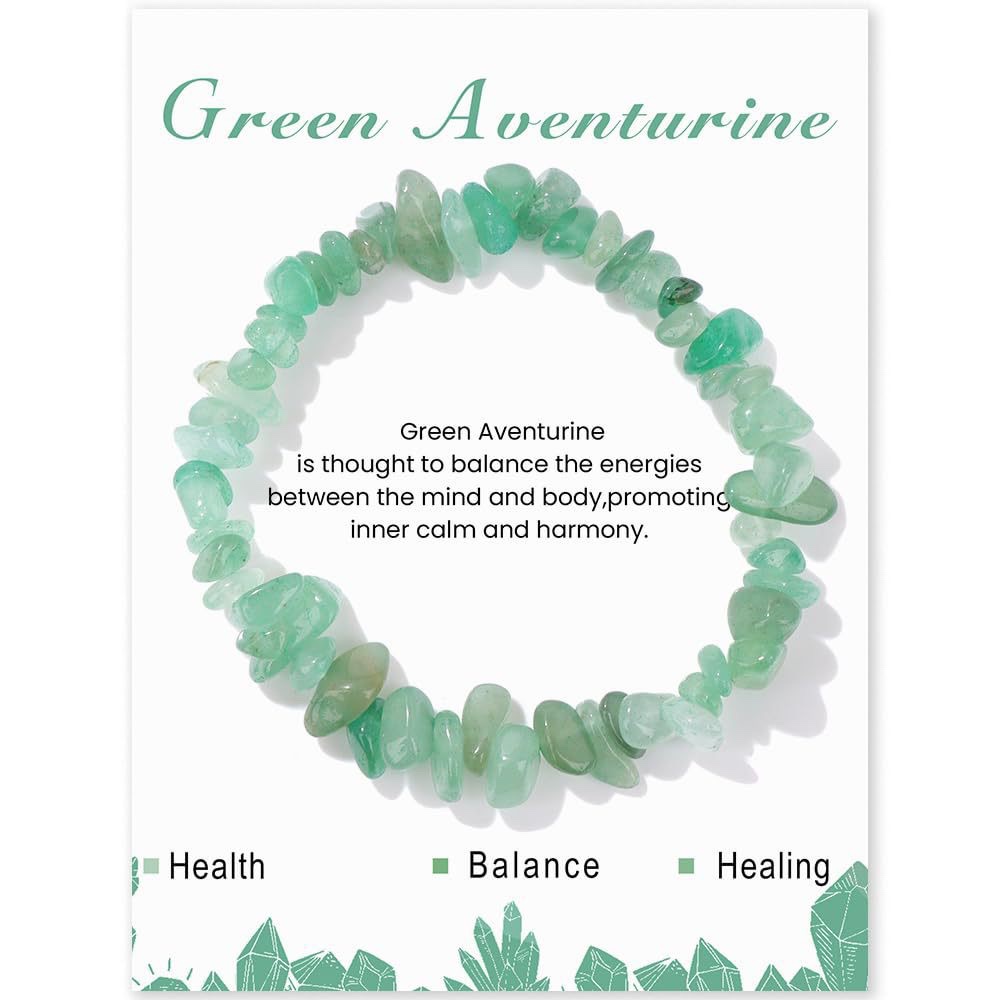 Wholesale of natural crystal agate, seven-color crushed stone elastic bracelets, irregular European and American cross-border jewelry details Picture