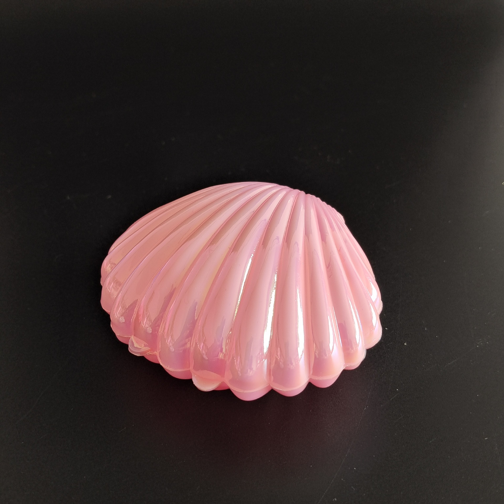 厂家直销创意精美珠光色电镀小号贝壳糖盒塑料包装盒个性收纳盒详情图6