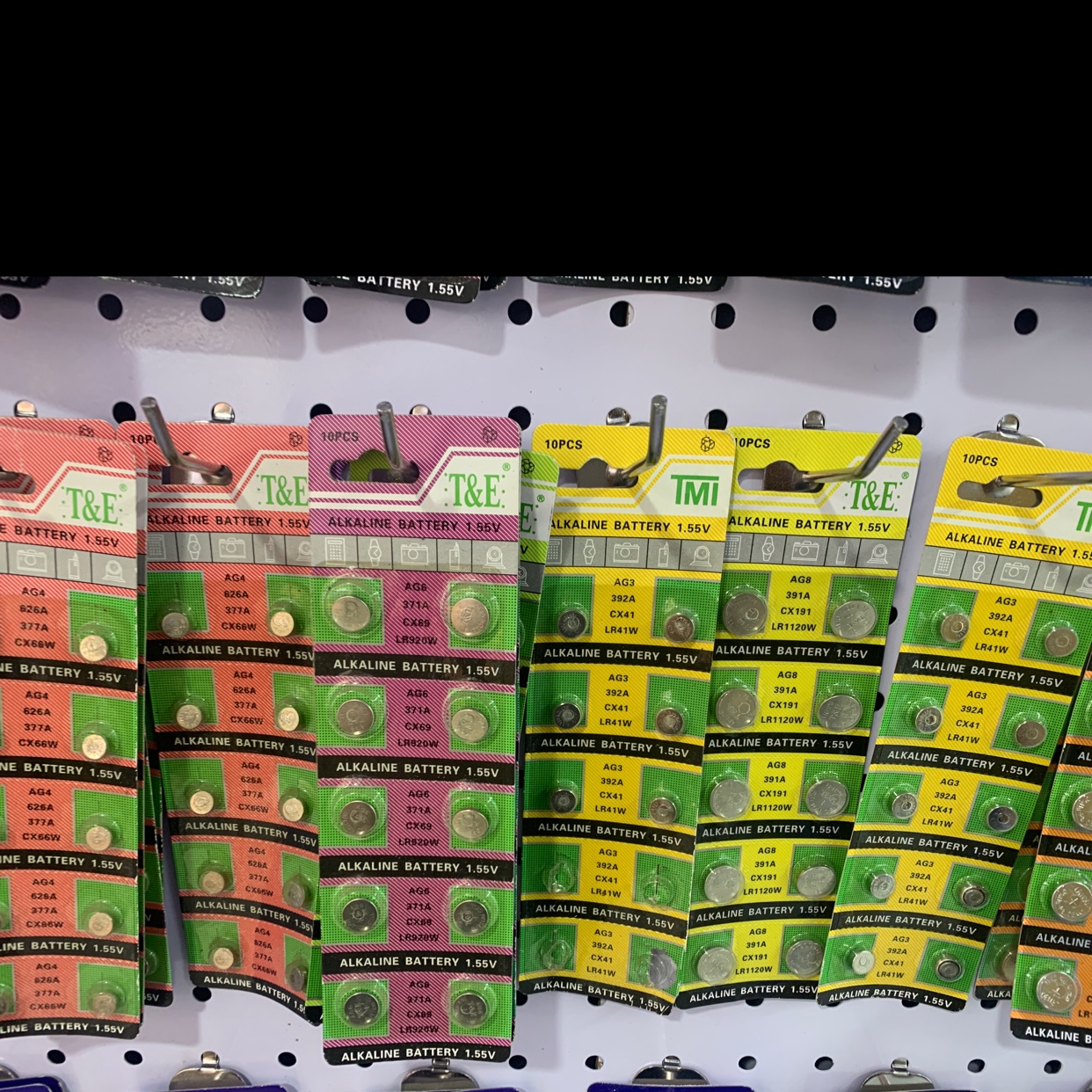 纽扣锂电池CR 3V电池可制定外包装纽扣锂电池AG6