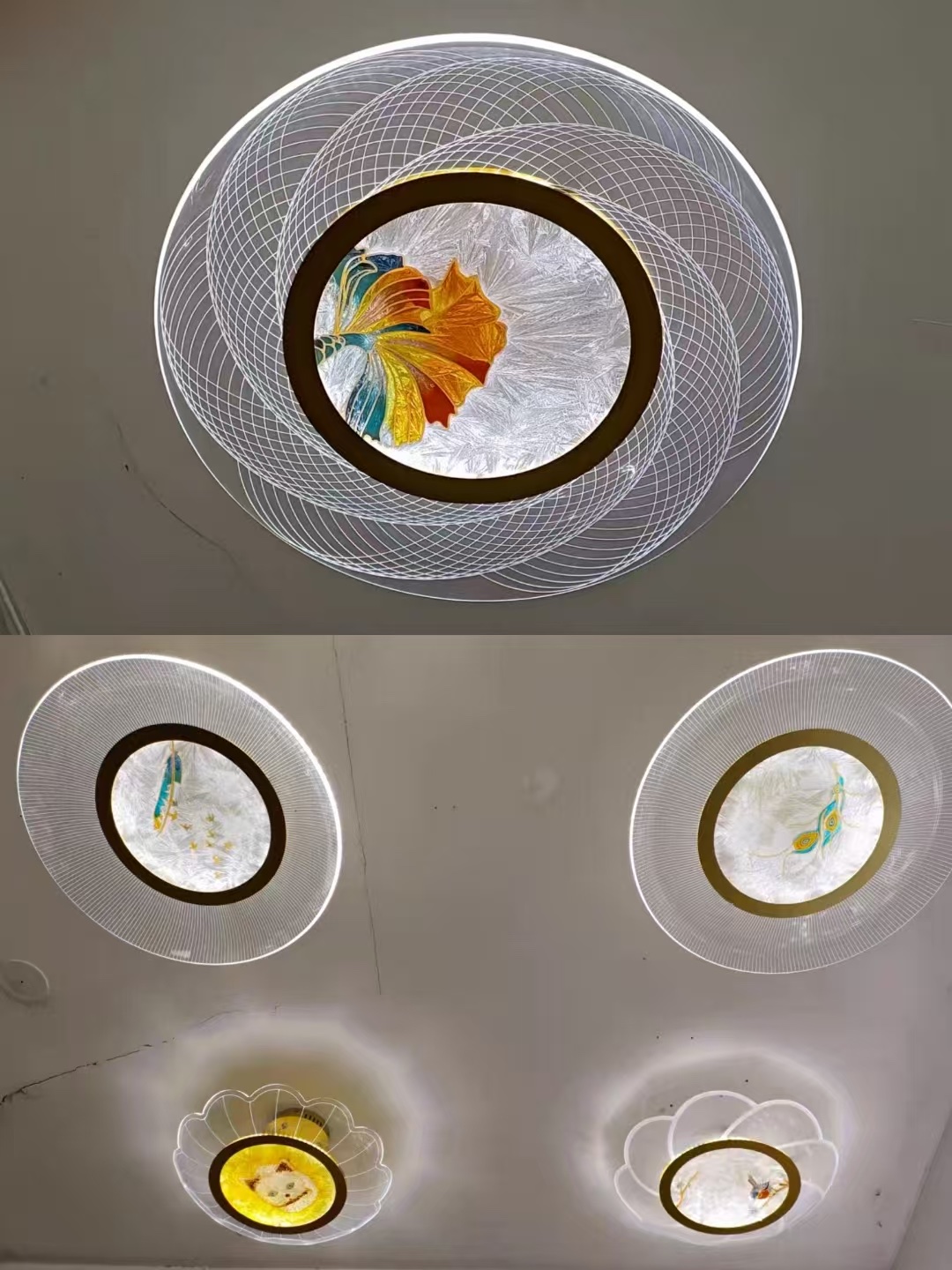 国潮风壁灯 网红灯台灯led灯壁画led灯壁画详情图3