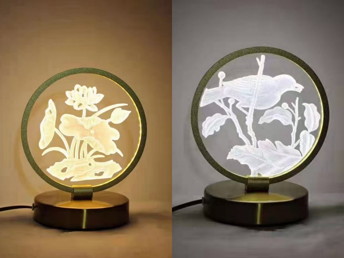 国潮风壁灯 网红灯台灯led灯壁画led灯壁画详情图4
