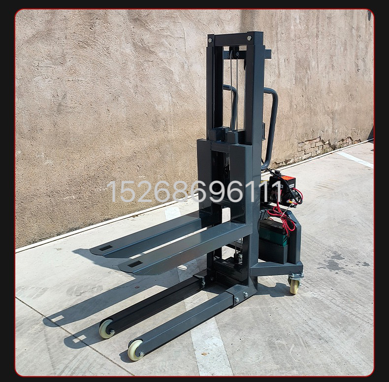 Small electric loading machine, mini foldable truck-mounted forklift, stage art and sound equipment, aviation box, hydraulic lifting platform, lift forklift detail image 16