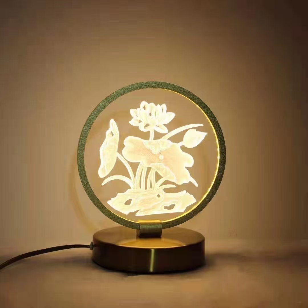 国潮风壁灯 网红灯台灯led灯壁画led灯壁画详情图1
