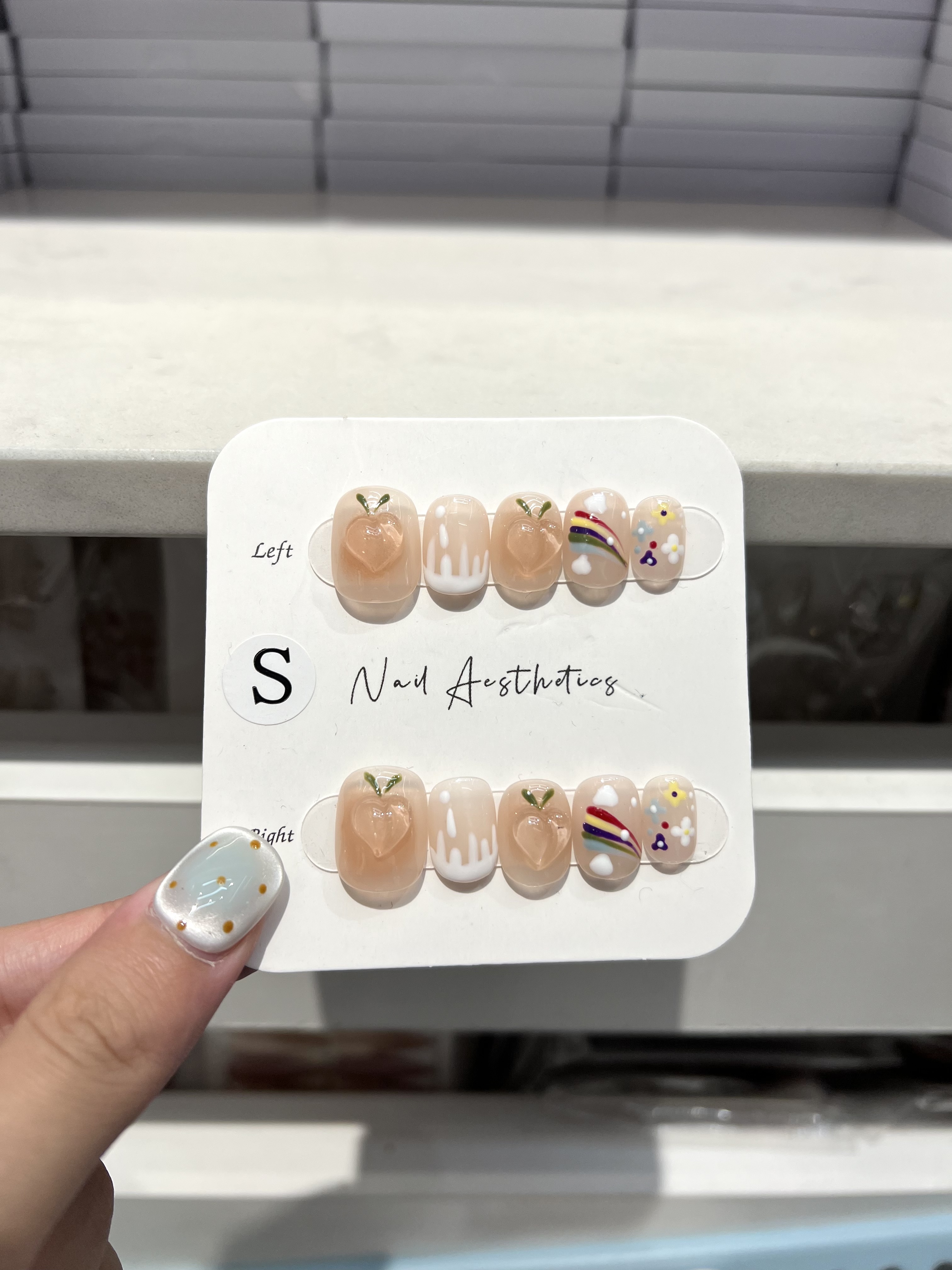 Fashionable nail art wearable nail finished set, wearable nail pieces, DIY handicrafts, new popular nail art styles