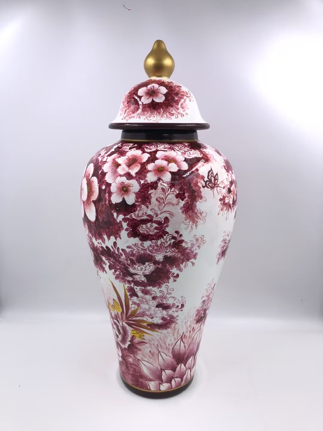 轻奢家居摆件有福亨运陶瓷花瓶花器轻奢新中式客厅茶具插花陶瓷摆件工艺品摆件详情图4