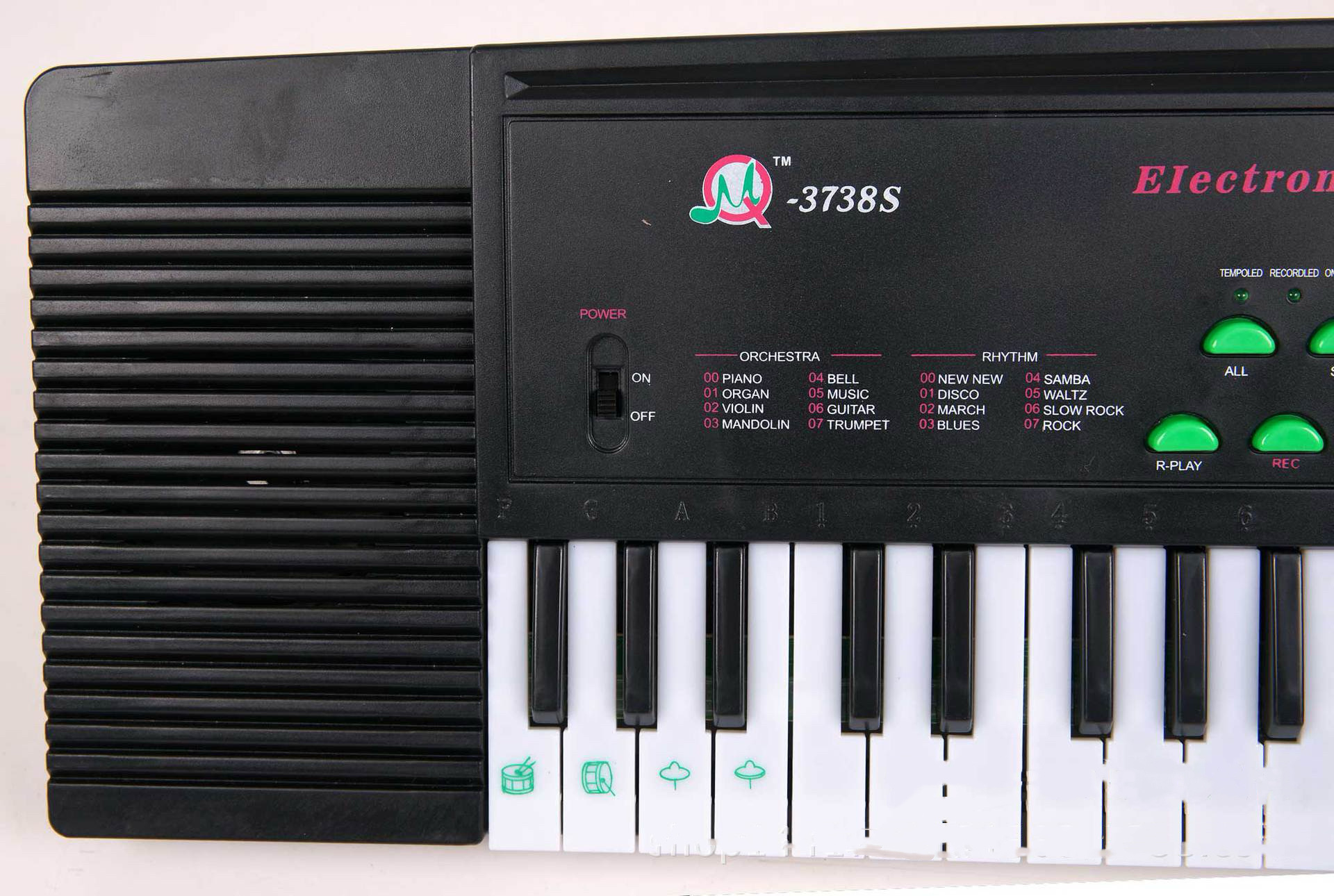 霞乐乐器37键电子琴带麦带插电 音乐电子琴 儿童电子琴 乐器批发 3738S细节图