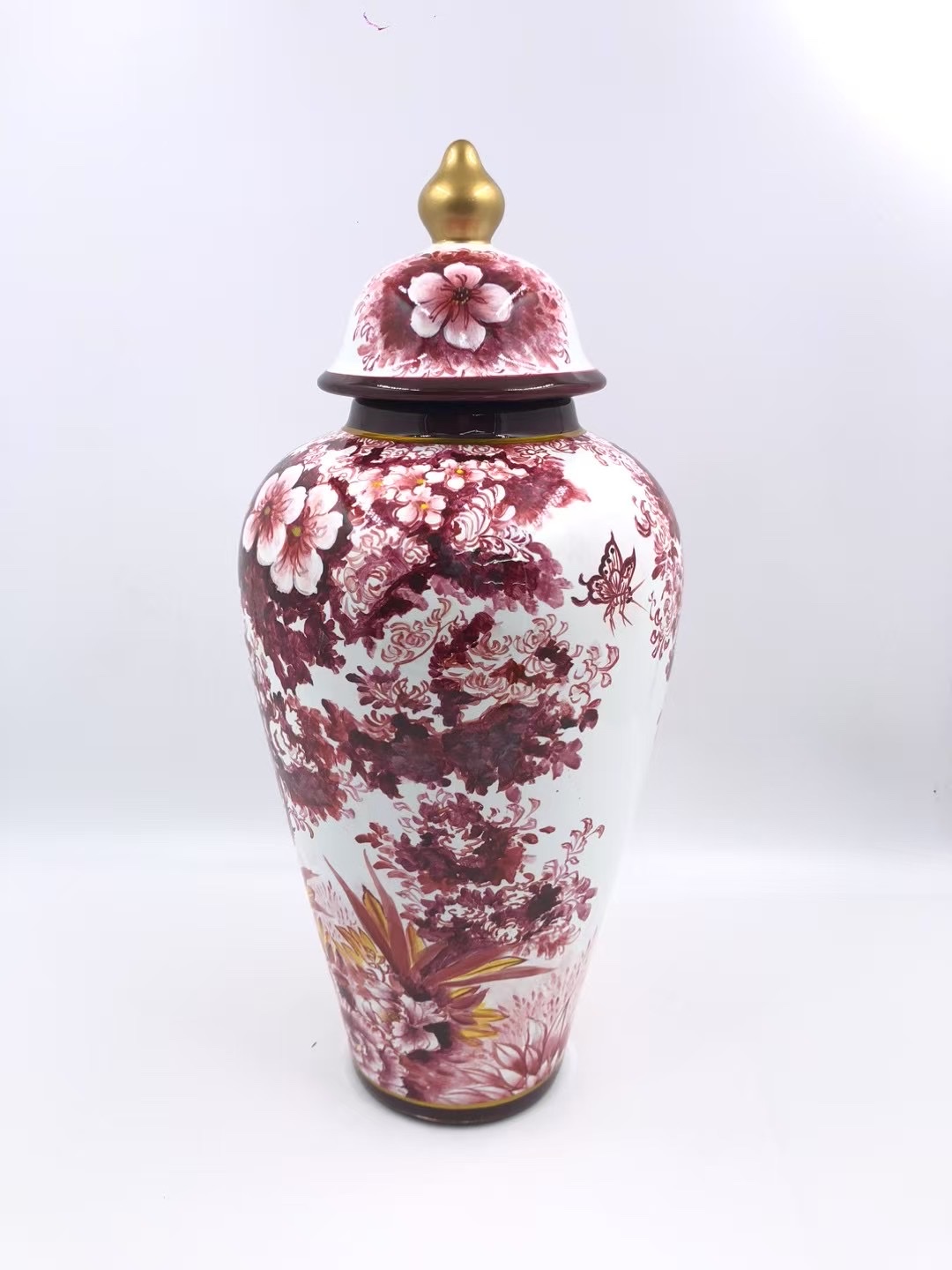 轻奢家居摆件有福亨运陶瓷花瓶花器轻奢新中式客厅茶具插花陶瓷摆件工艺品摆件详情图3