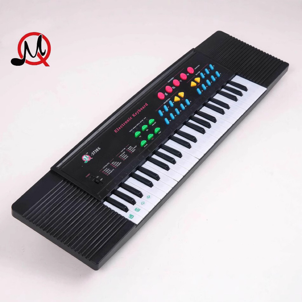 霞乐乐器37键电子琴带麦带插电 音乐电子琴 儿童电子琴 乐器批发 3738S