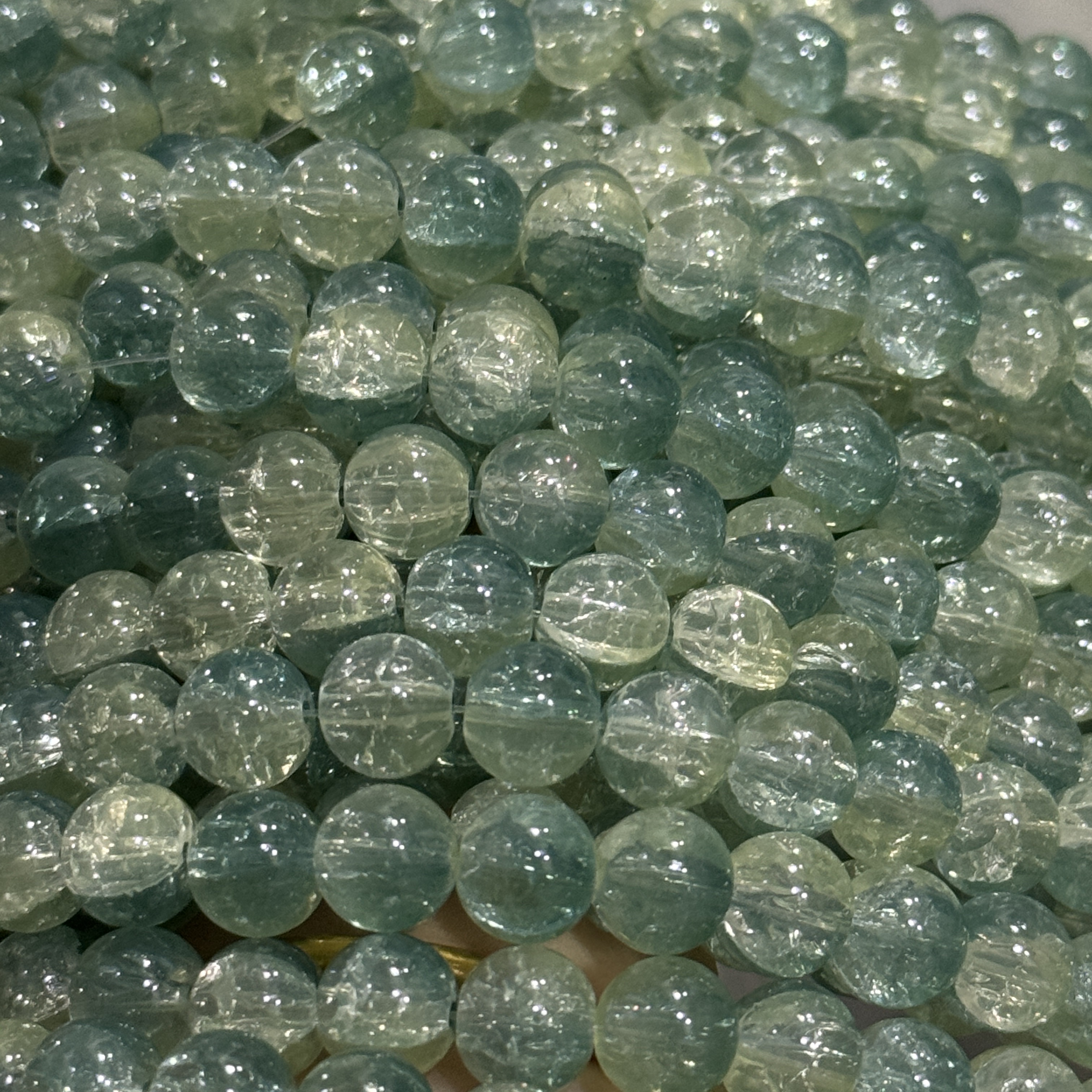 古风琉璃珠饰品配件卡10冰魄抖音爆款diy