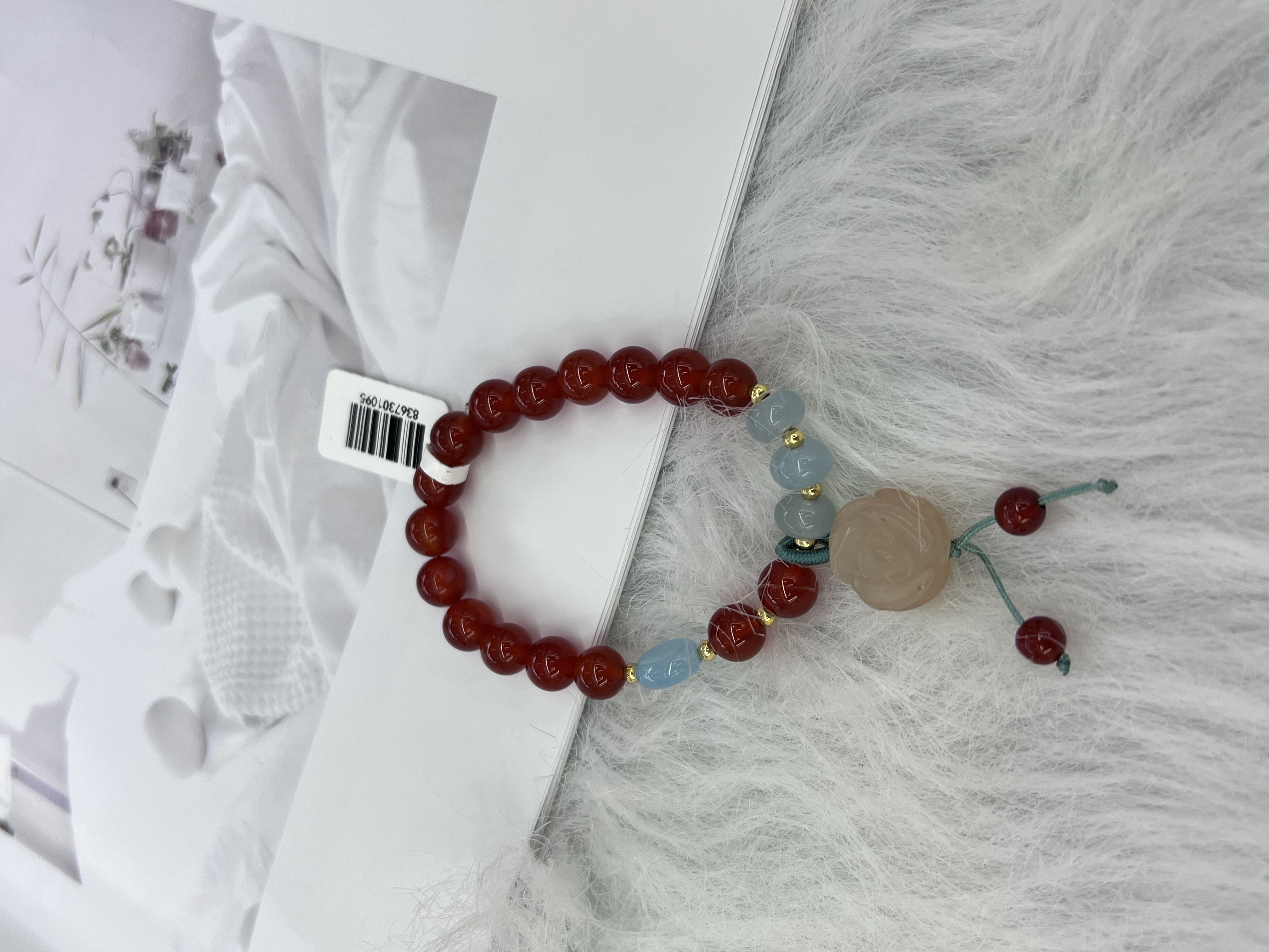 新款红玛瑙手链潮流时尚气质百搭手串女手饰景区寺院新爆款手串