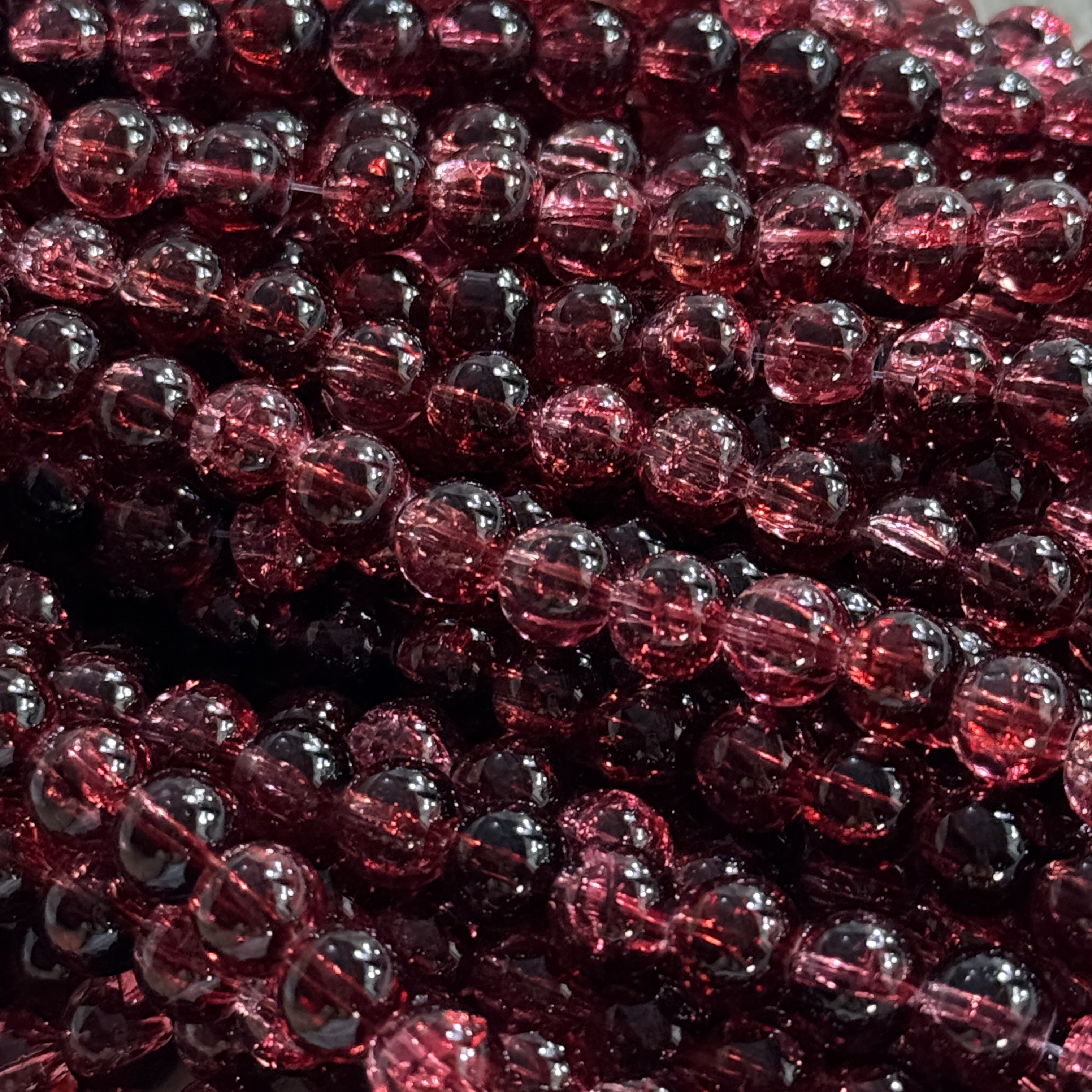 抖音爆款厂家直销卡10爆花冰裂diy配件琉璃珠串珠散珠