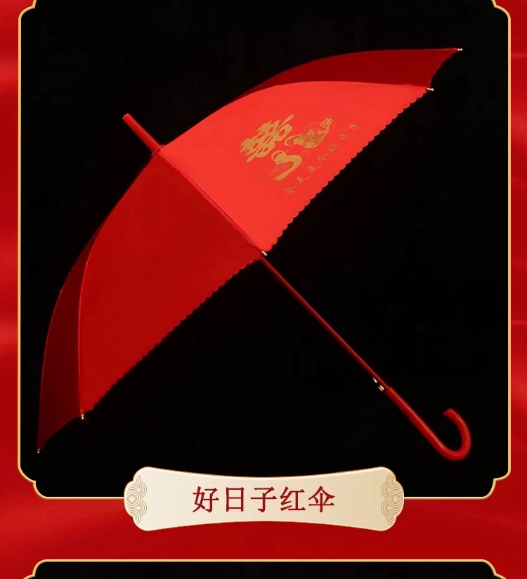 晴雨伞实物图