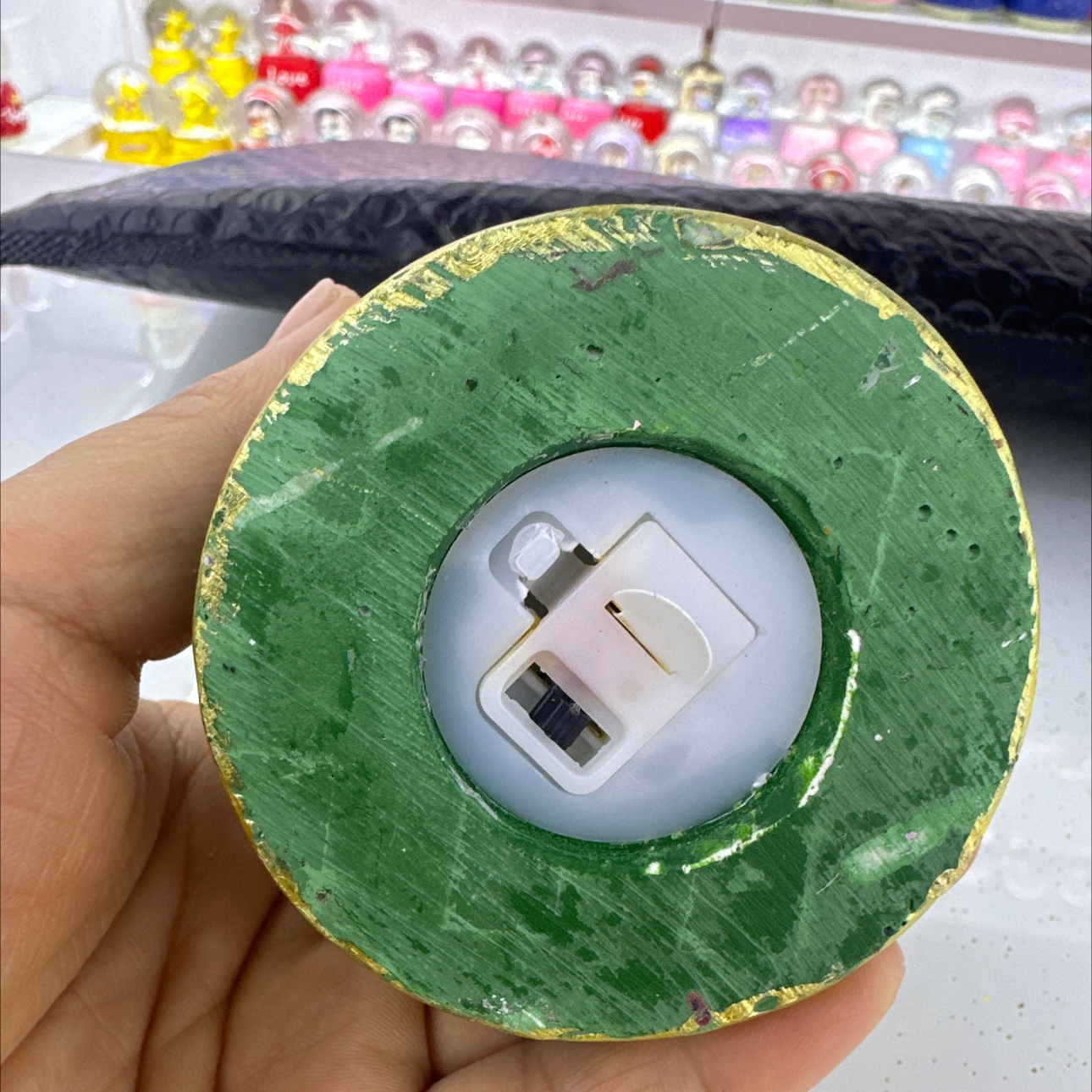 熊猫摆件水晶工艺品水晶工艺品水晶树摆件细节图