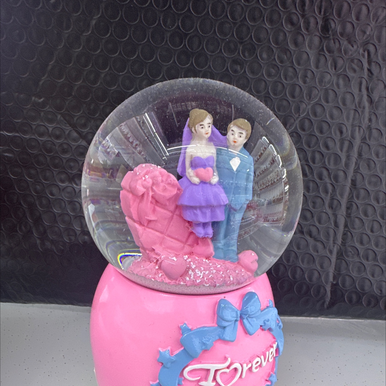 音乐水晶球，情人节礼品水晶工艺品