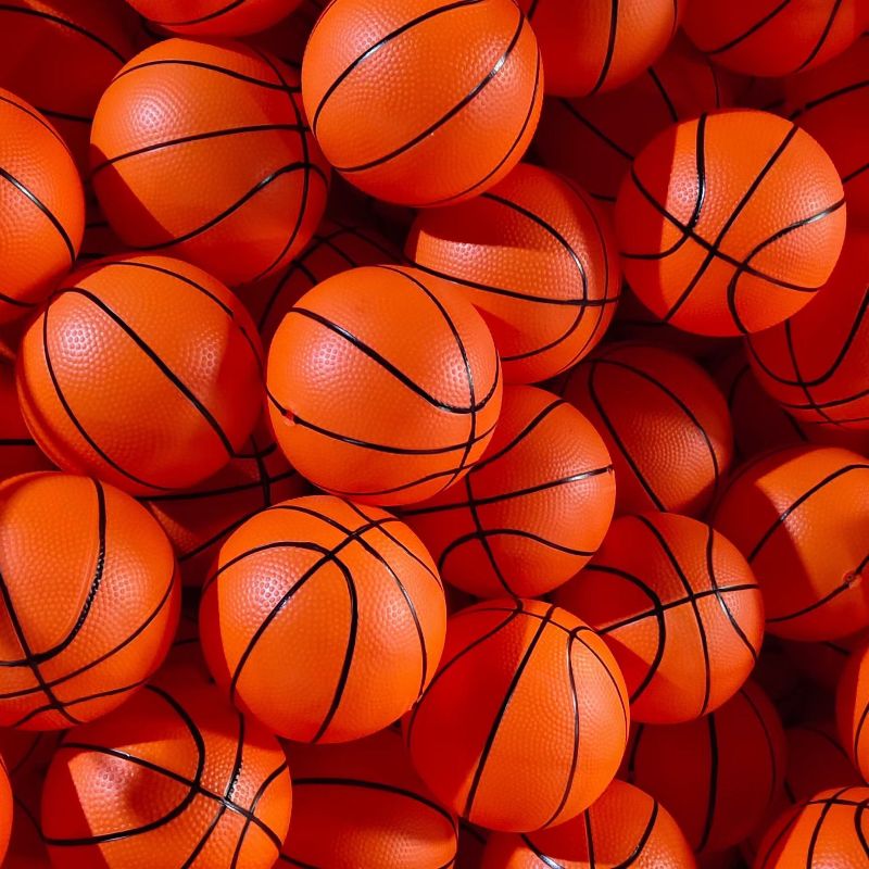 跨境环保橡胶弹力球迷你高弹小蓝球玩具空心免充气儿童户外手拿球玩具球