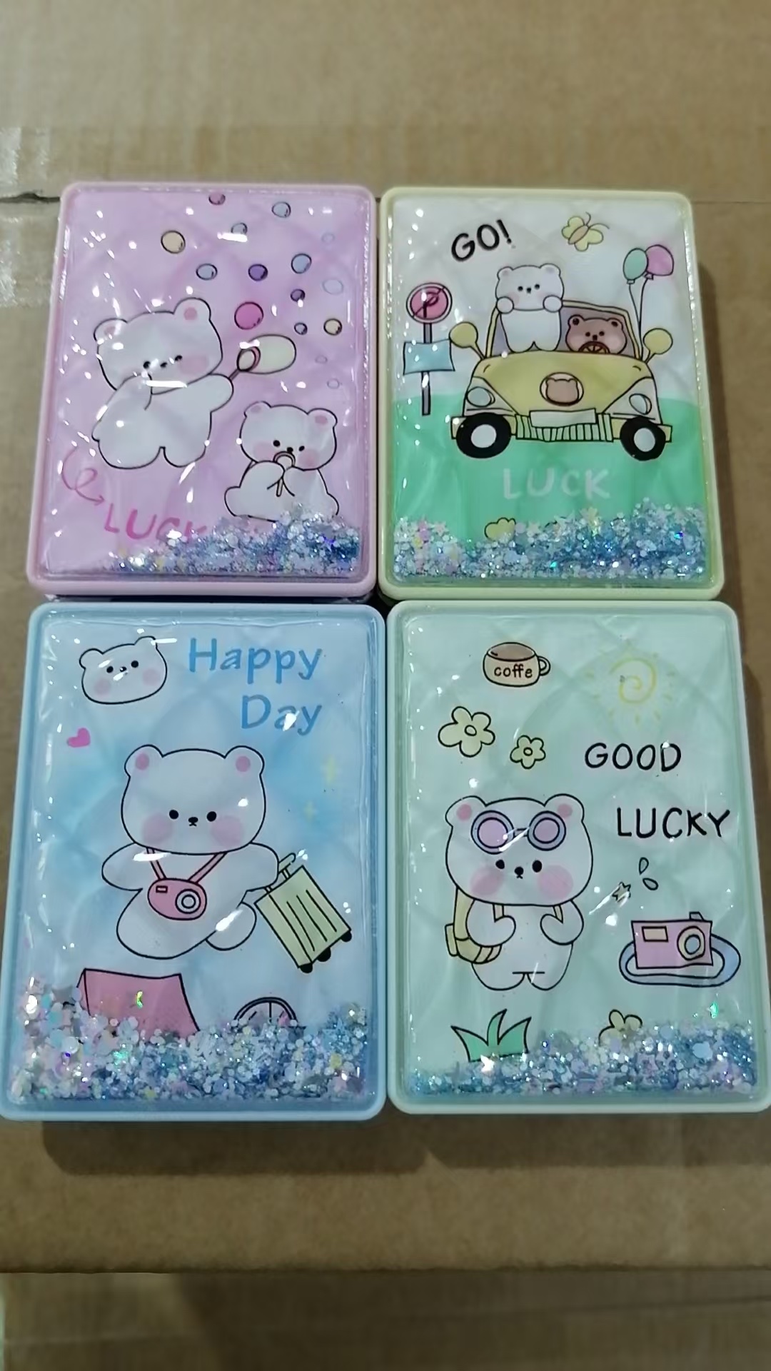 摩卡钻美容镜塑料小双面镜便携化妆镜小镜子轻巧实用桌面镜子美容镜塑料小镜子化妆镜镜子小雙面鏡摩卡钻镜子产品图