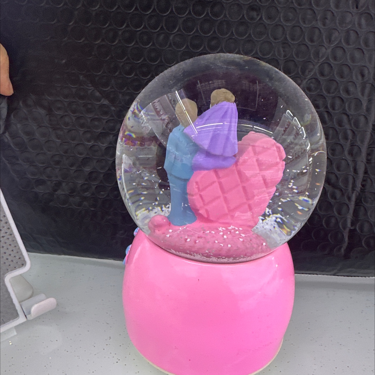 音乐水晶球，情人节礼品水晶工艺品产品图